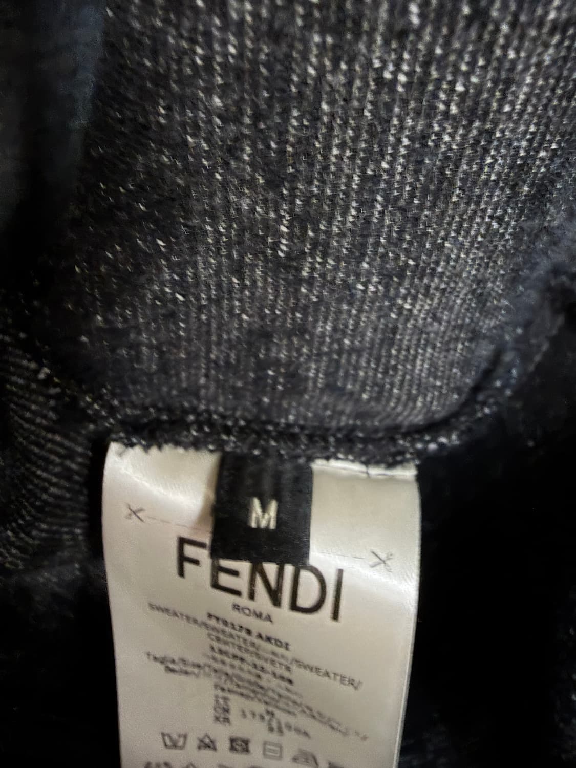 펜디 로고 테리 코튼 맨투맨 (100)  상품이미지7