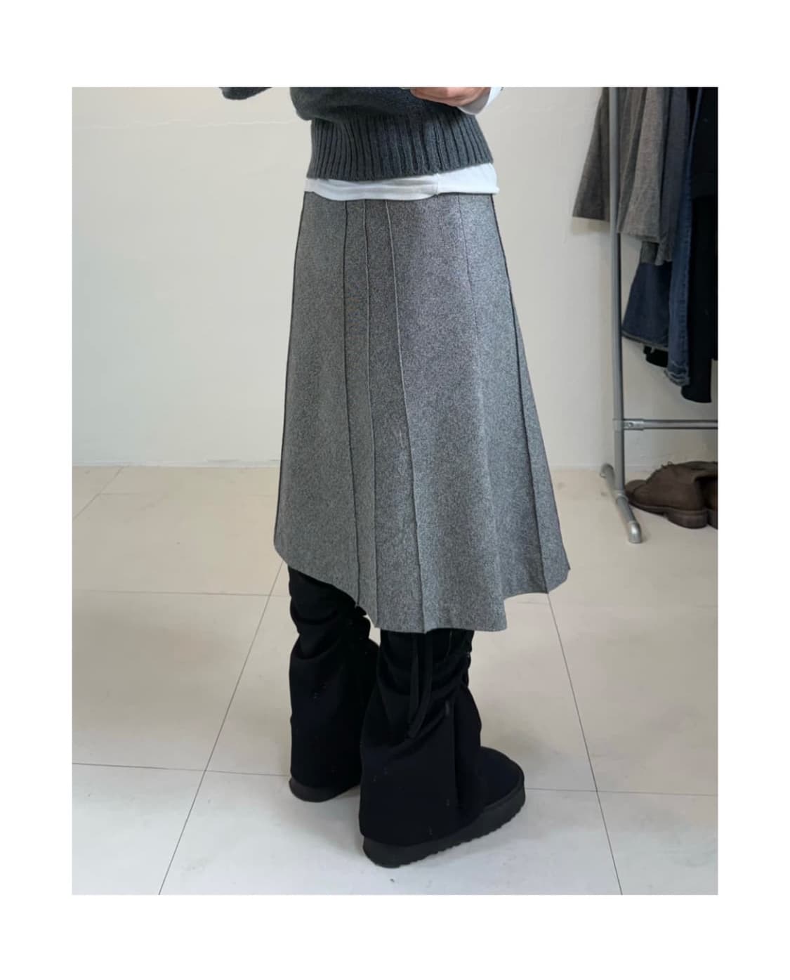 빈티지 미디스커트 상품이미지2