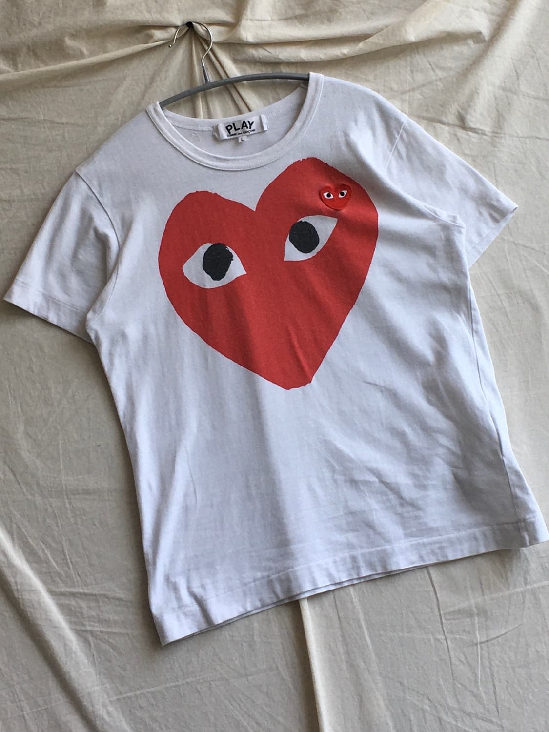 꼼데가르송 더블로고 반팔티 상품이미지6
