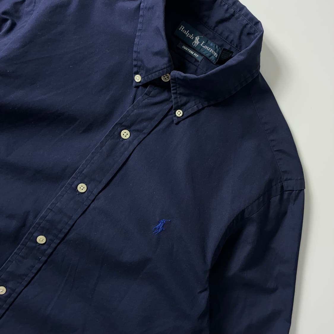 Polo  폴로 랄프로렌 자수 코튼 네이비 셔츠  상품이미지2