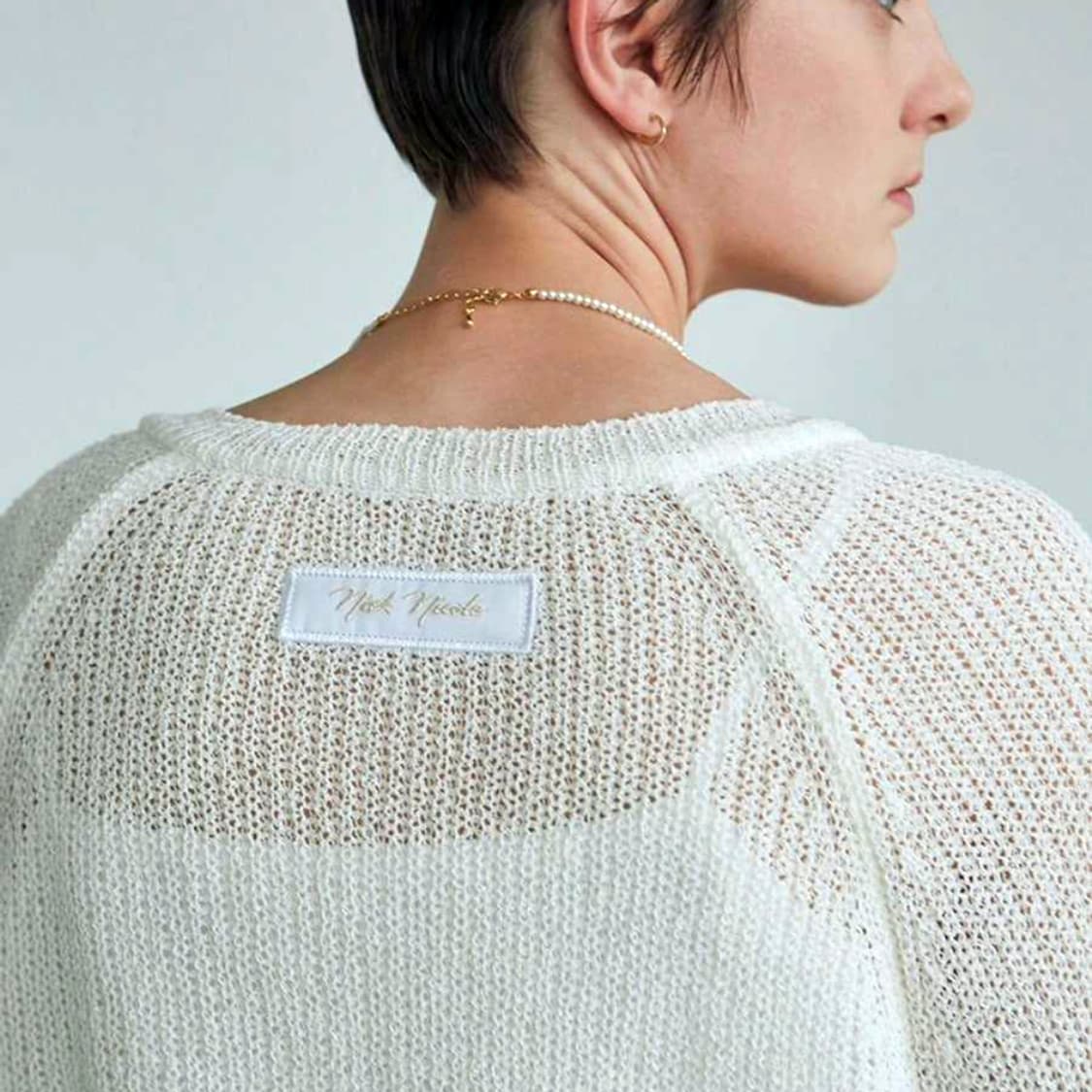 닉앤니콜(NICK NICOLE) 볼레노 니트탑 가디건 프리사이즈 상품이미지4