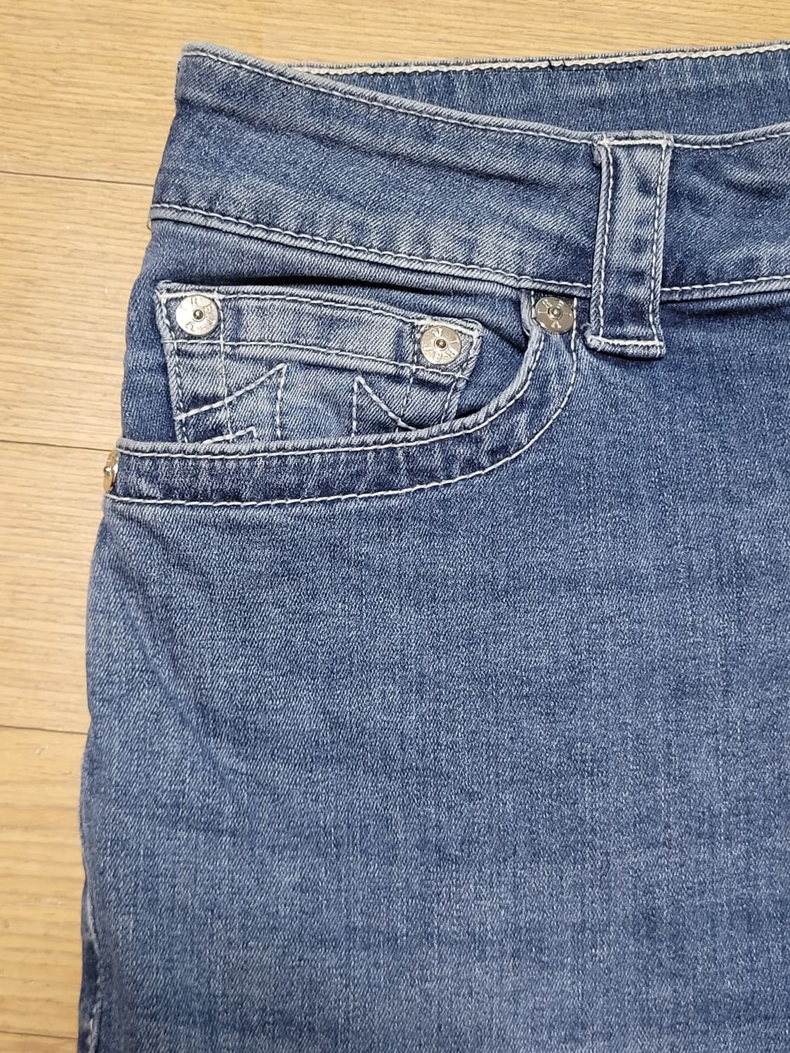 트루릴리젼 남성 스카이블루 데님팬츠 상품이미지8