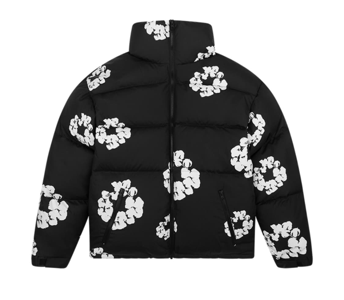 데님티어스 코튼리스 패딩 블랙 상품이미지1