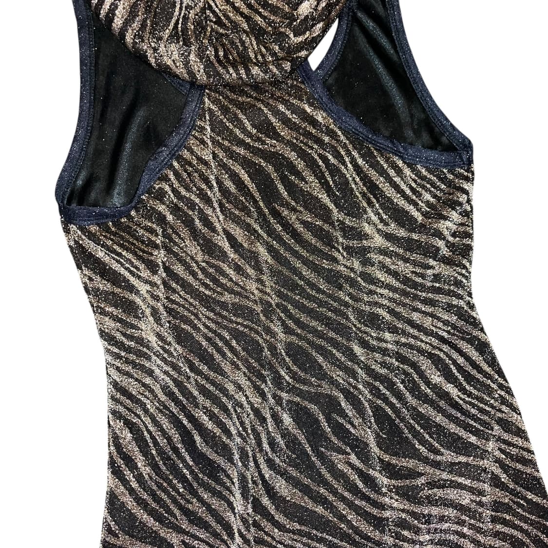 Glitz 글리츠 글리터 지브라 후드 나시 갸루y2k 상품이미지5