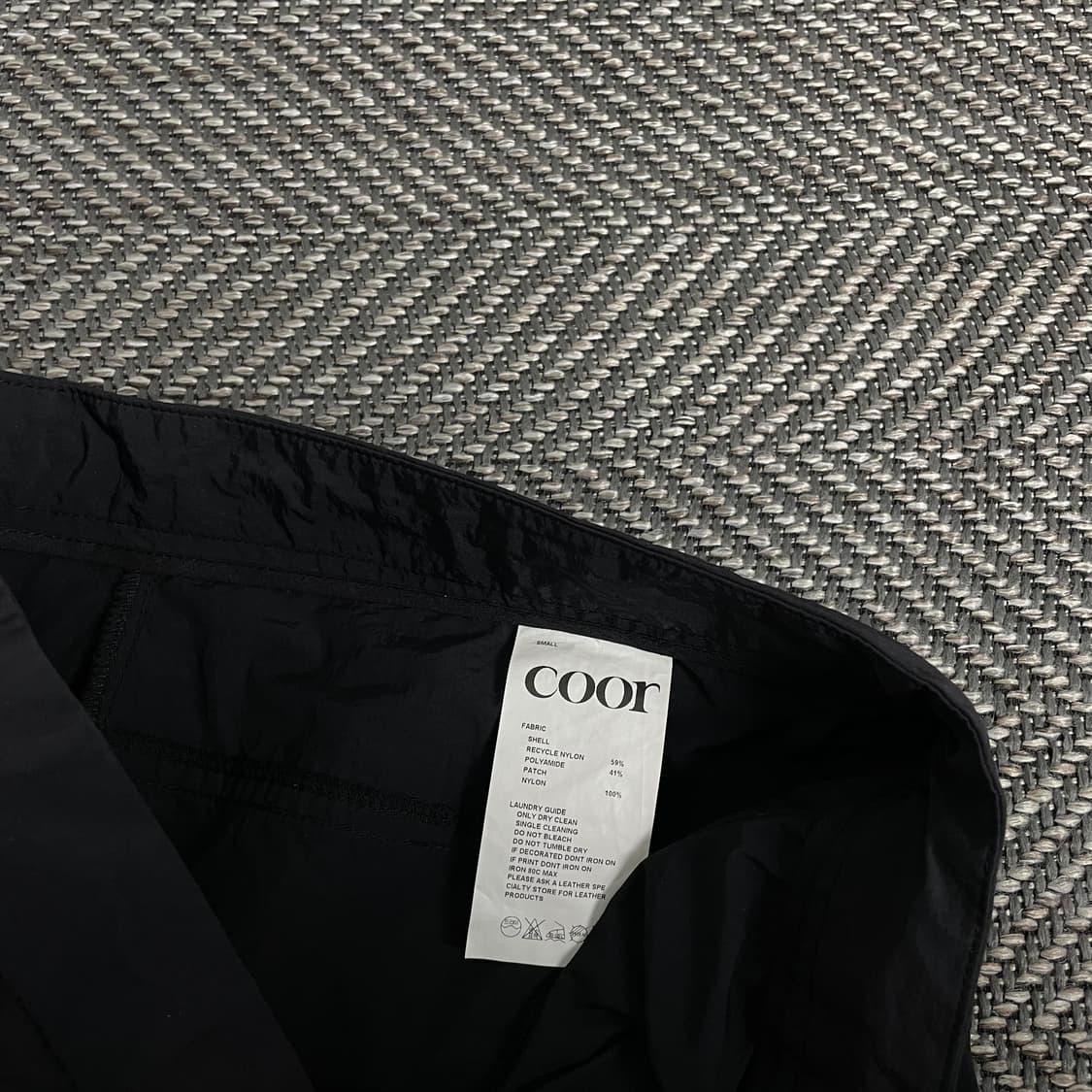 쿠어 유틸리티 지퍼플랩 디테일 팬츠 블랙y 3046 상품이미지6