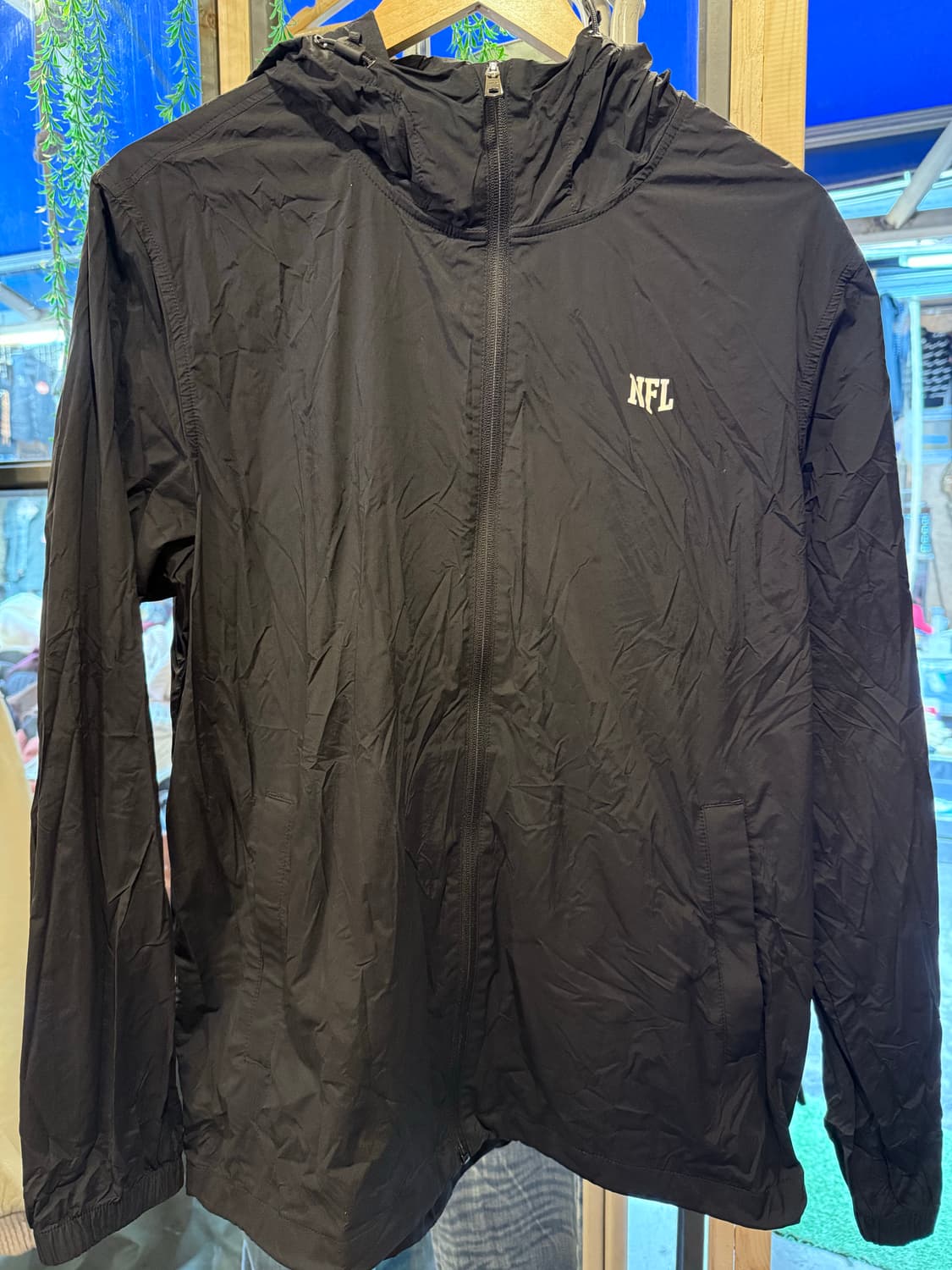 NFL 블랙 바람막이 상품이미지1