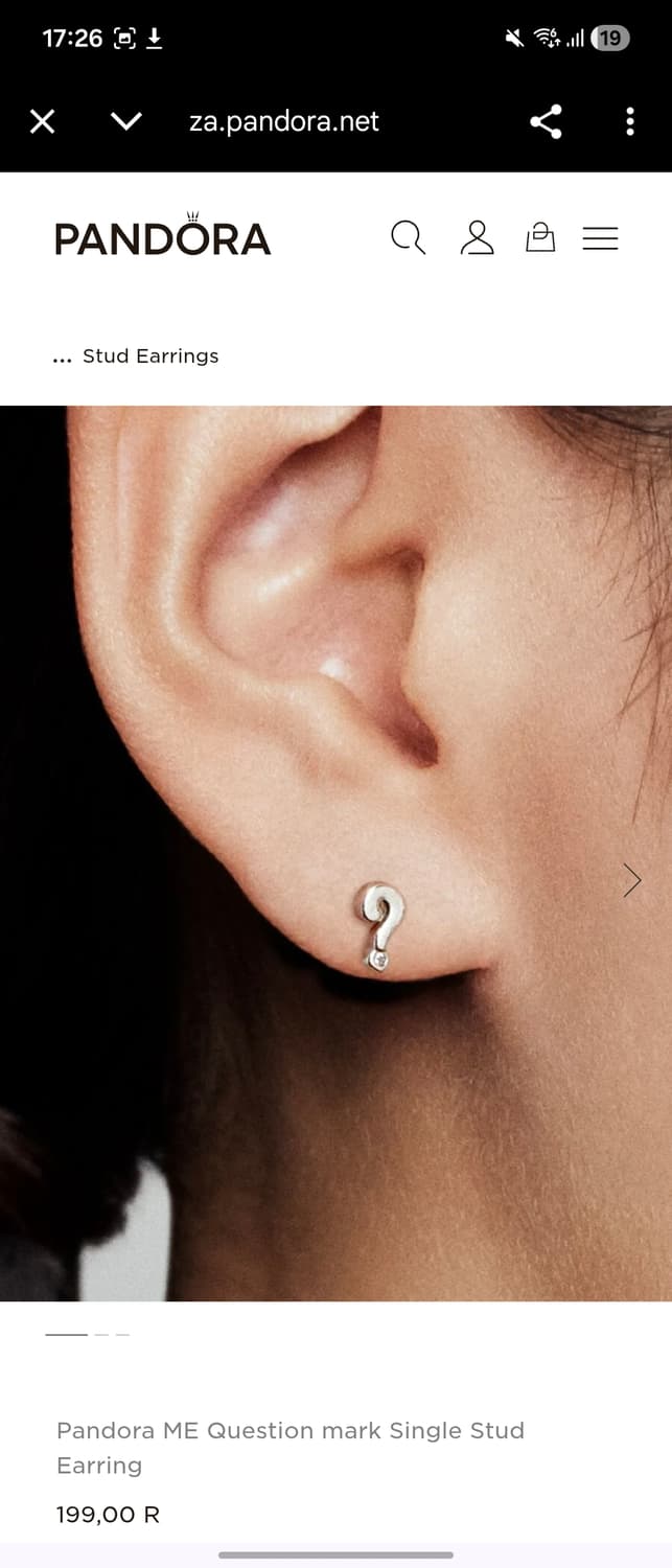판도라 한정판 물음표 귀걸이 상품이미지8