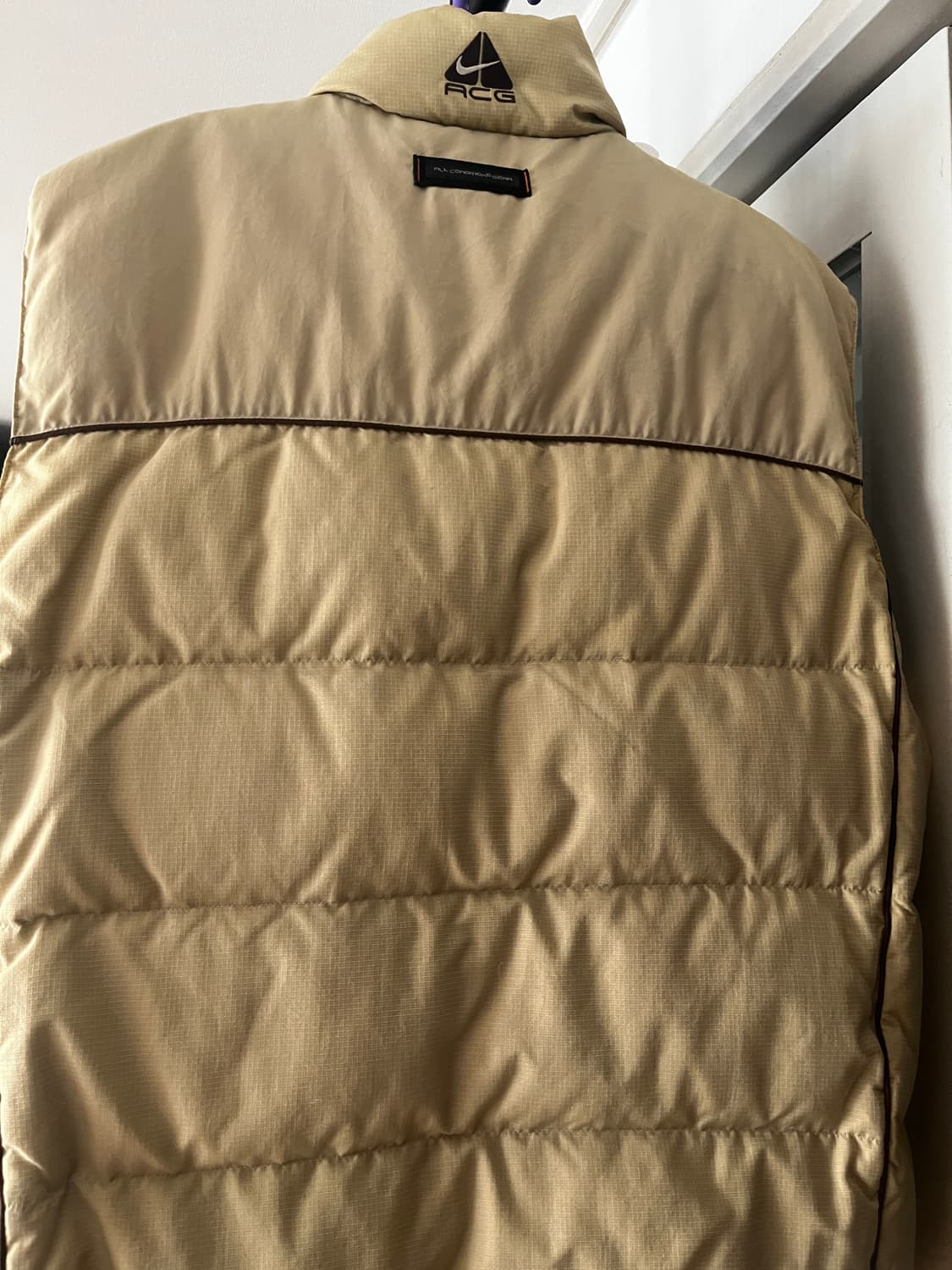 빈티지 나이키 acg 패딩베스트 베이지 L 상품이미지2