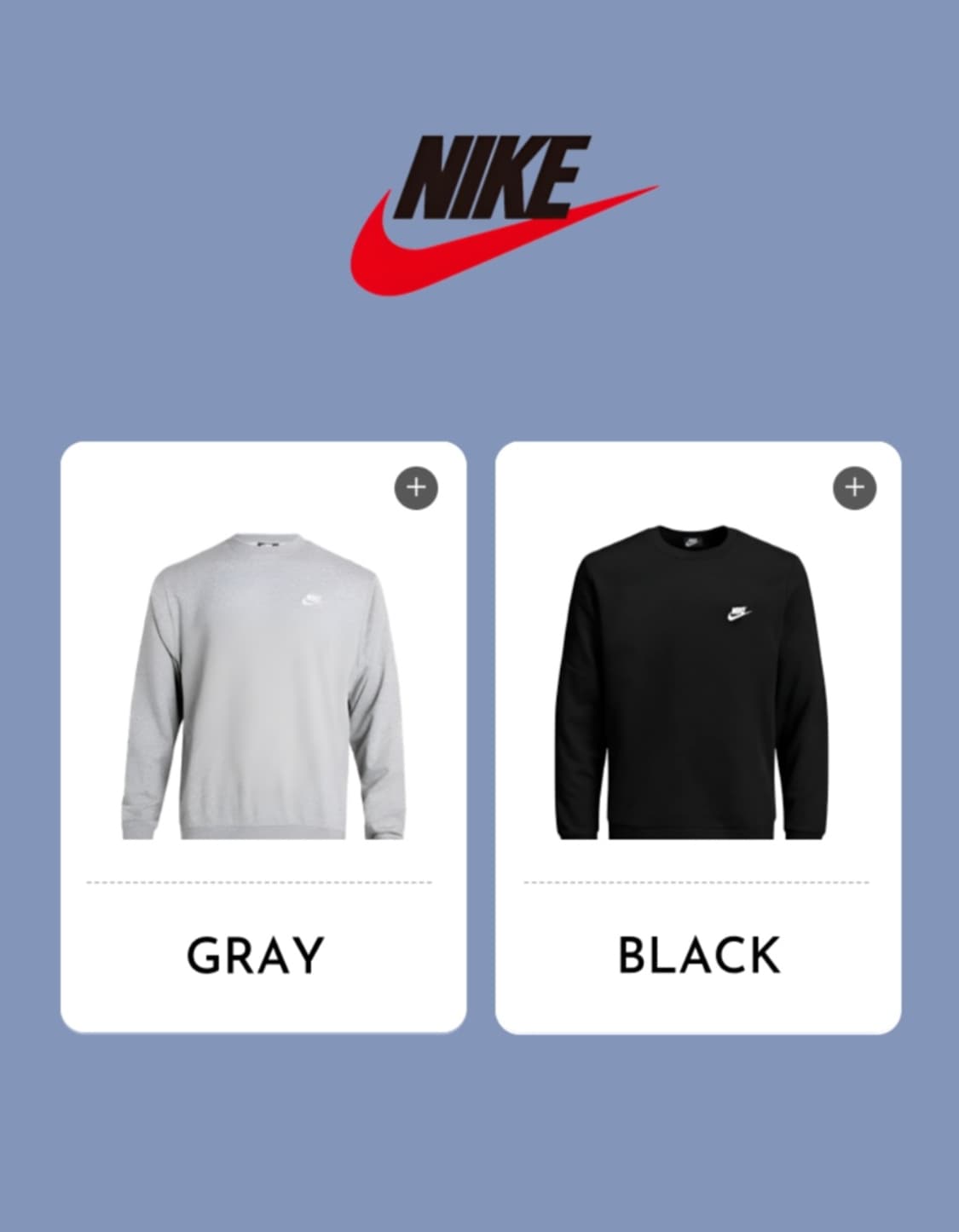 나이키 맨투맨 NSW 면 라운드넥 긴팔티 남여공용 맨투맨 커플티 트레이닝 상품이미지5