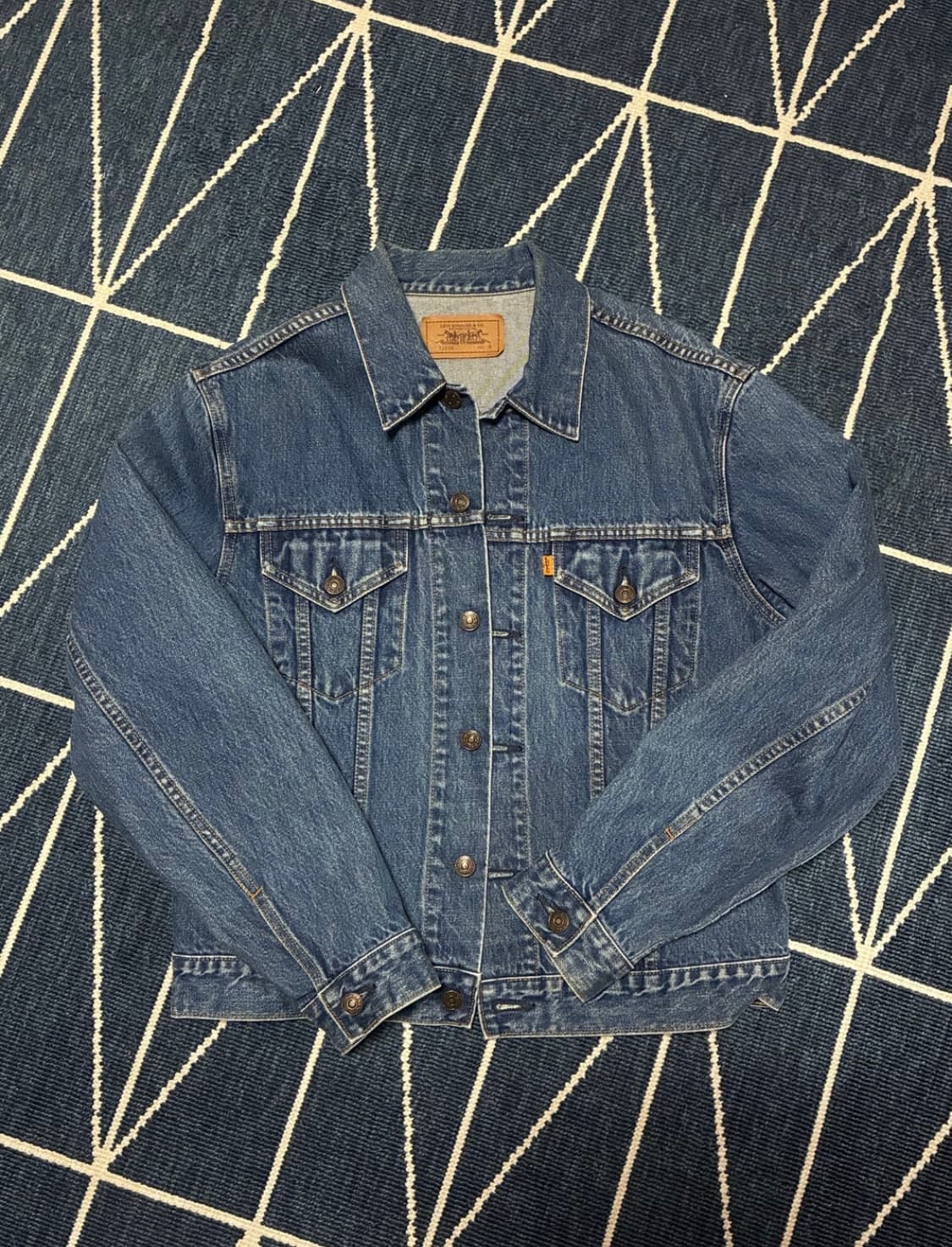 리바이스 오렌지탭 데님자켓 M 상품이미지1