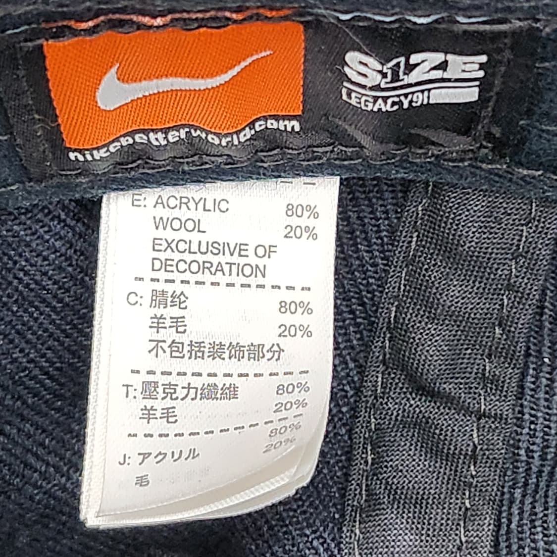 나이키 정품 레거시91 볼캡 네이비 상품이미지7