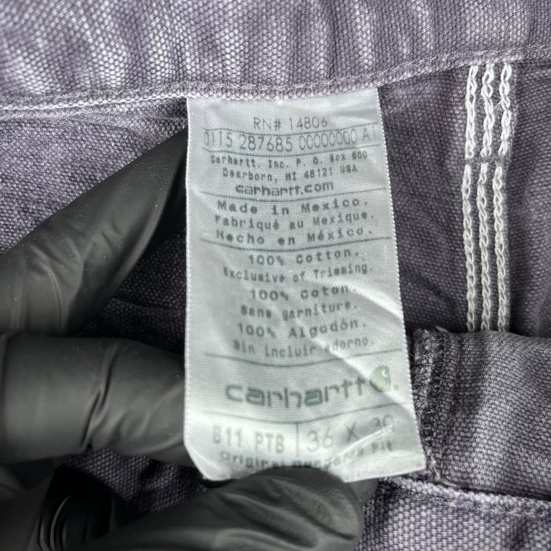빈티지 칼하트 싱글니 카펜터 팬츠 B11PTB 상품이미지4
