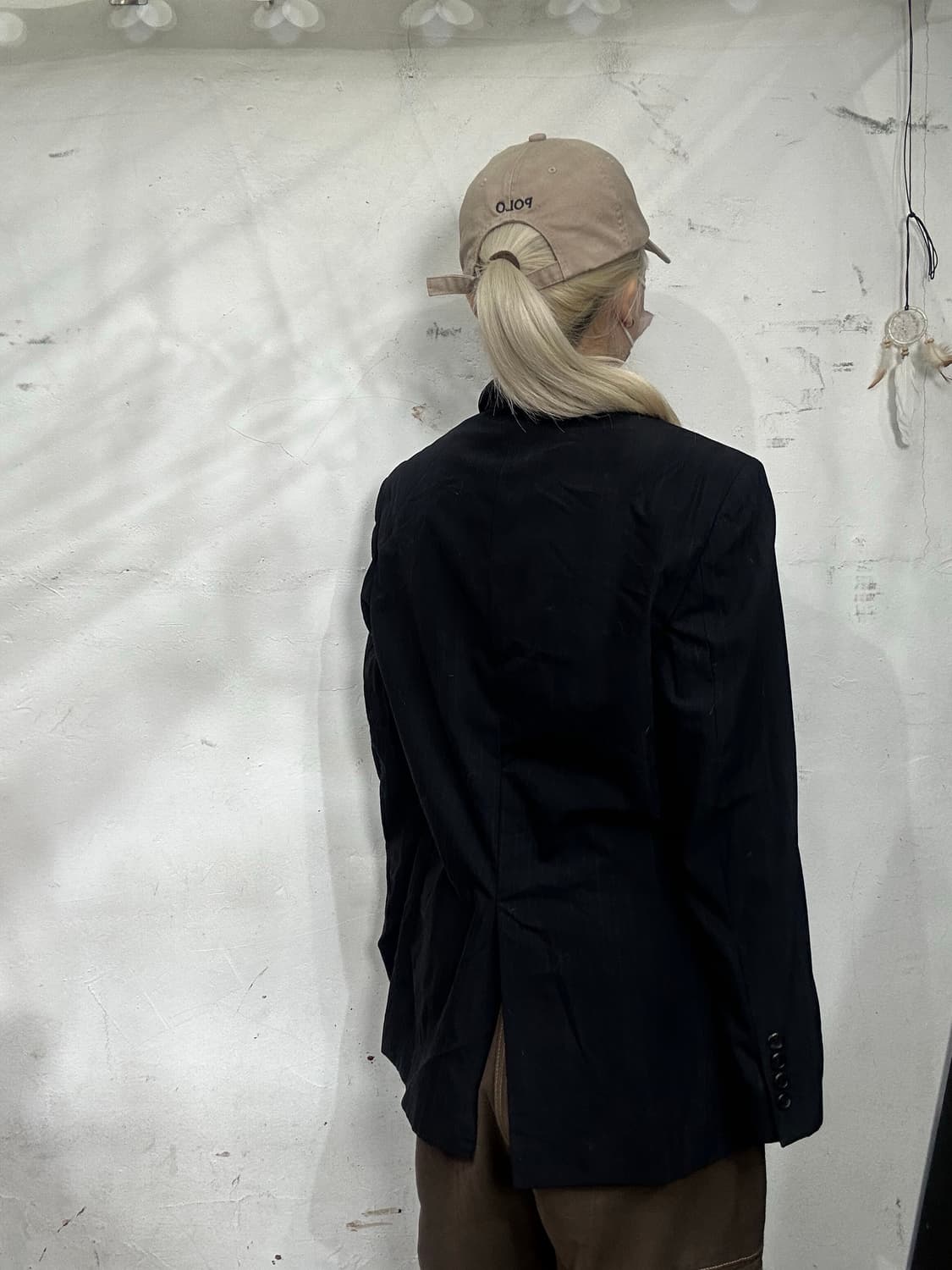 발망 블랙 블레이저 투버튼 자켓 정장 잠바  상품이미지3