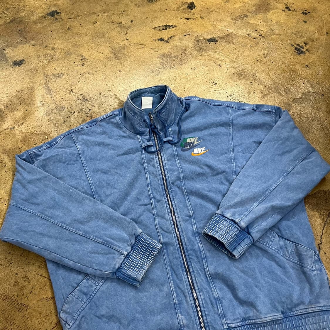 [정품/XXL] 나이키 NSW 워시드 데님 멀티 스우시 자켓 b14 상품이미지1