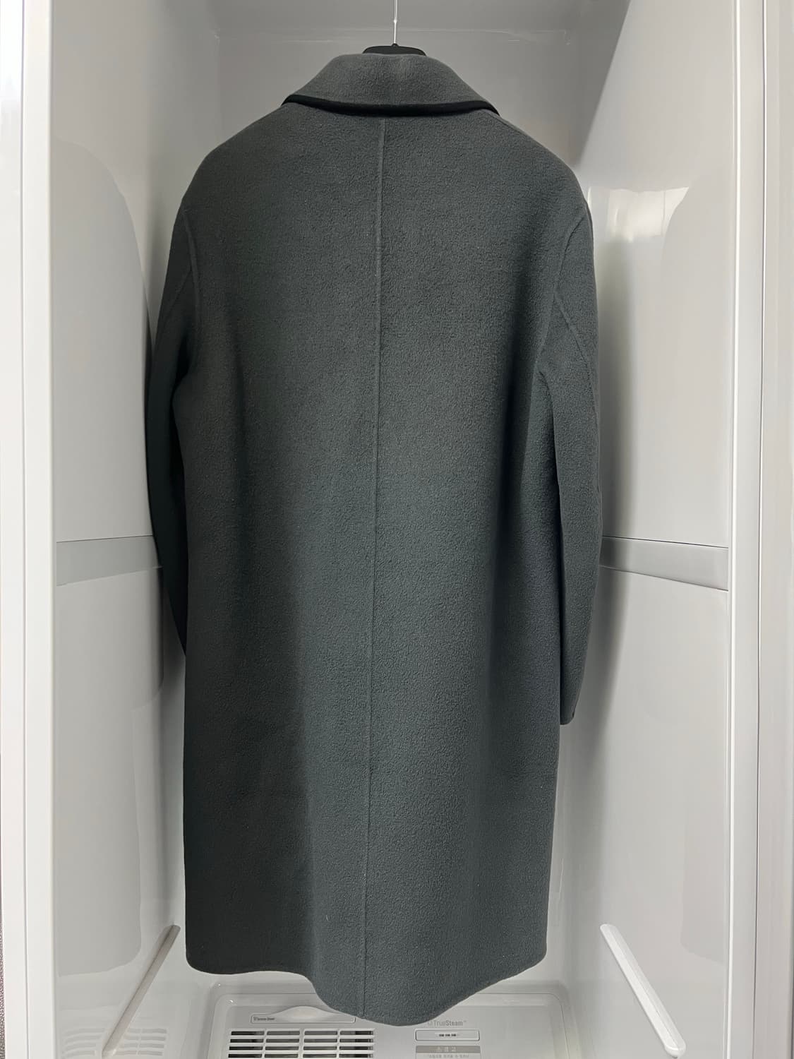 타임옴므 스모크그린 캐시미어 핸드메이드 더블 코트 95사이즈 상품이미지2