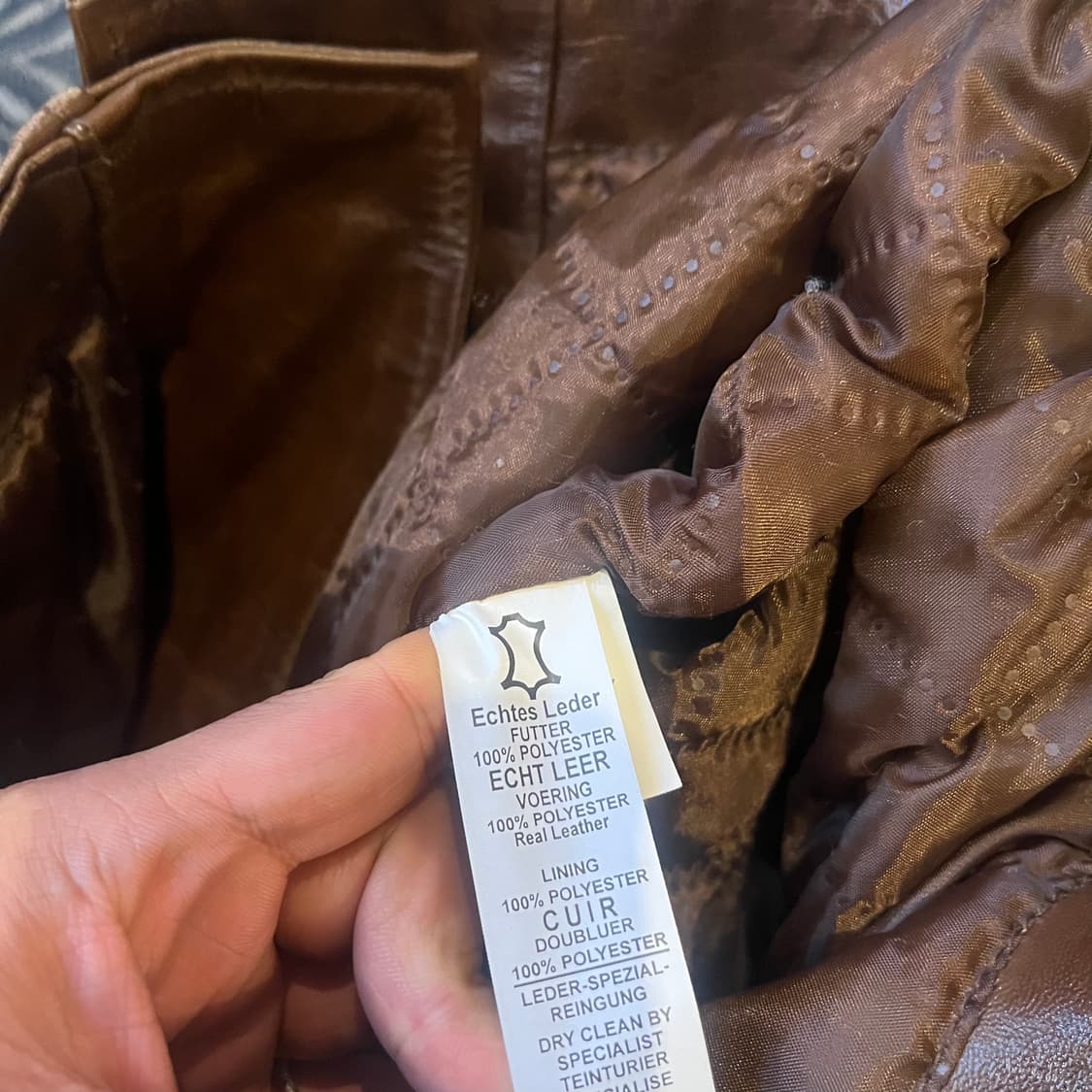 Genuine Leather Jacket/W2205 상품이미지5