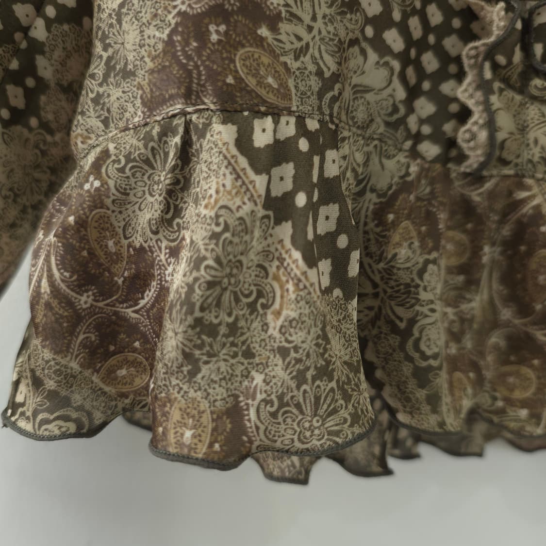 보헤미안 프릴 레이스 블라우스 상품이미지8