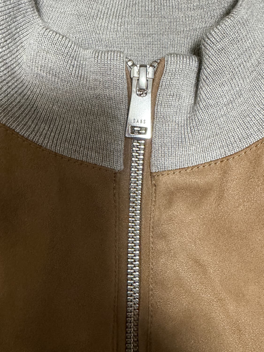 DAKS 닥스 남성 믹스 니트 집업 자켓 상품이미지3