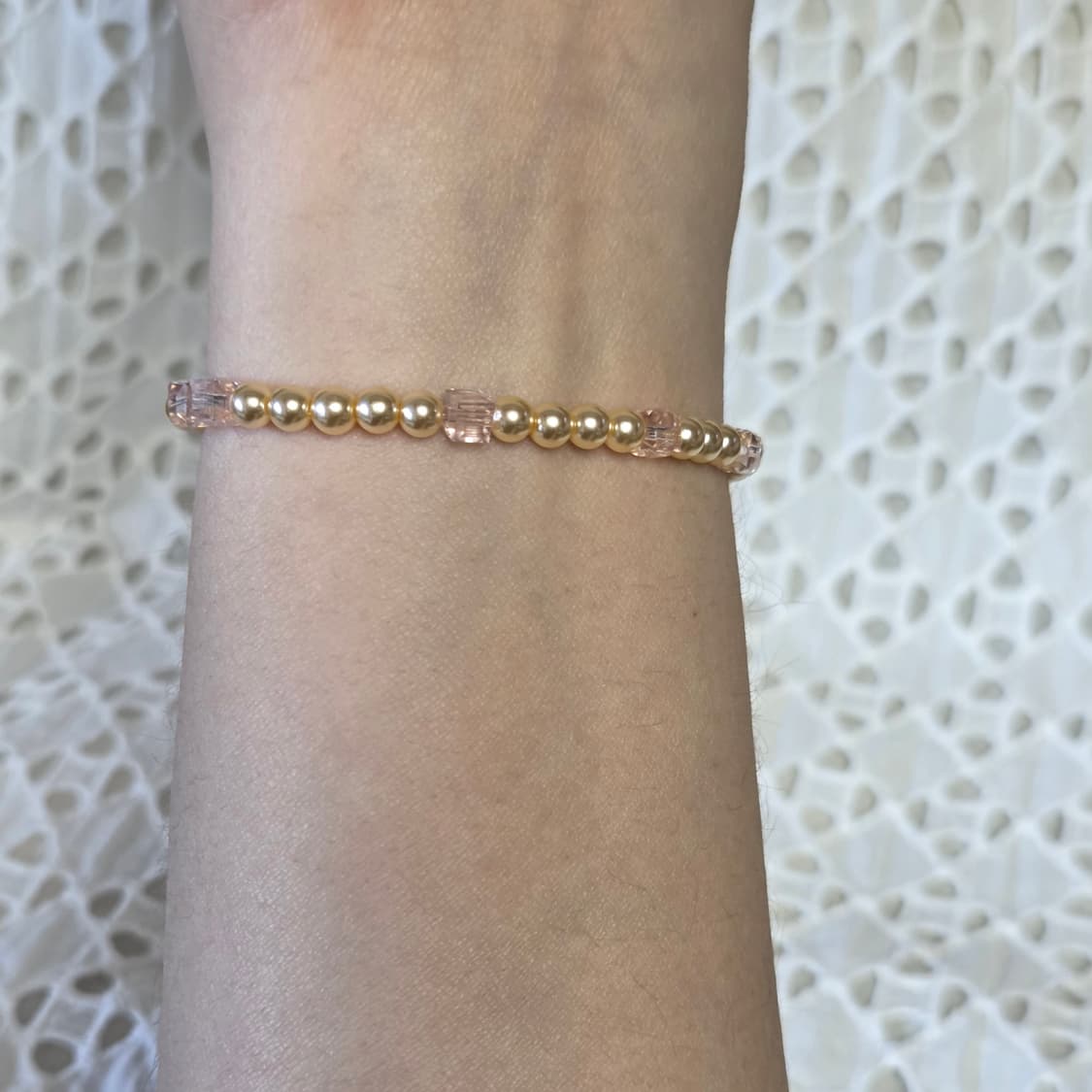 [핸드메이드] 키티 팬던트 비즈팔찌 상품이미지5