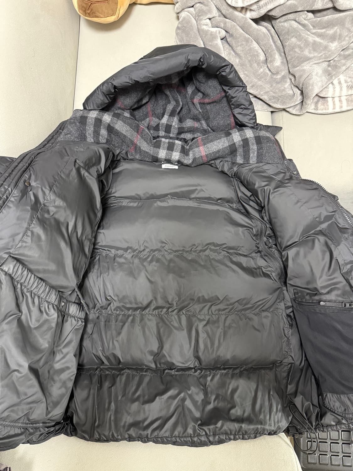 버버리 디태처블 패딩 XL 상품이미지2