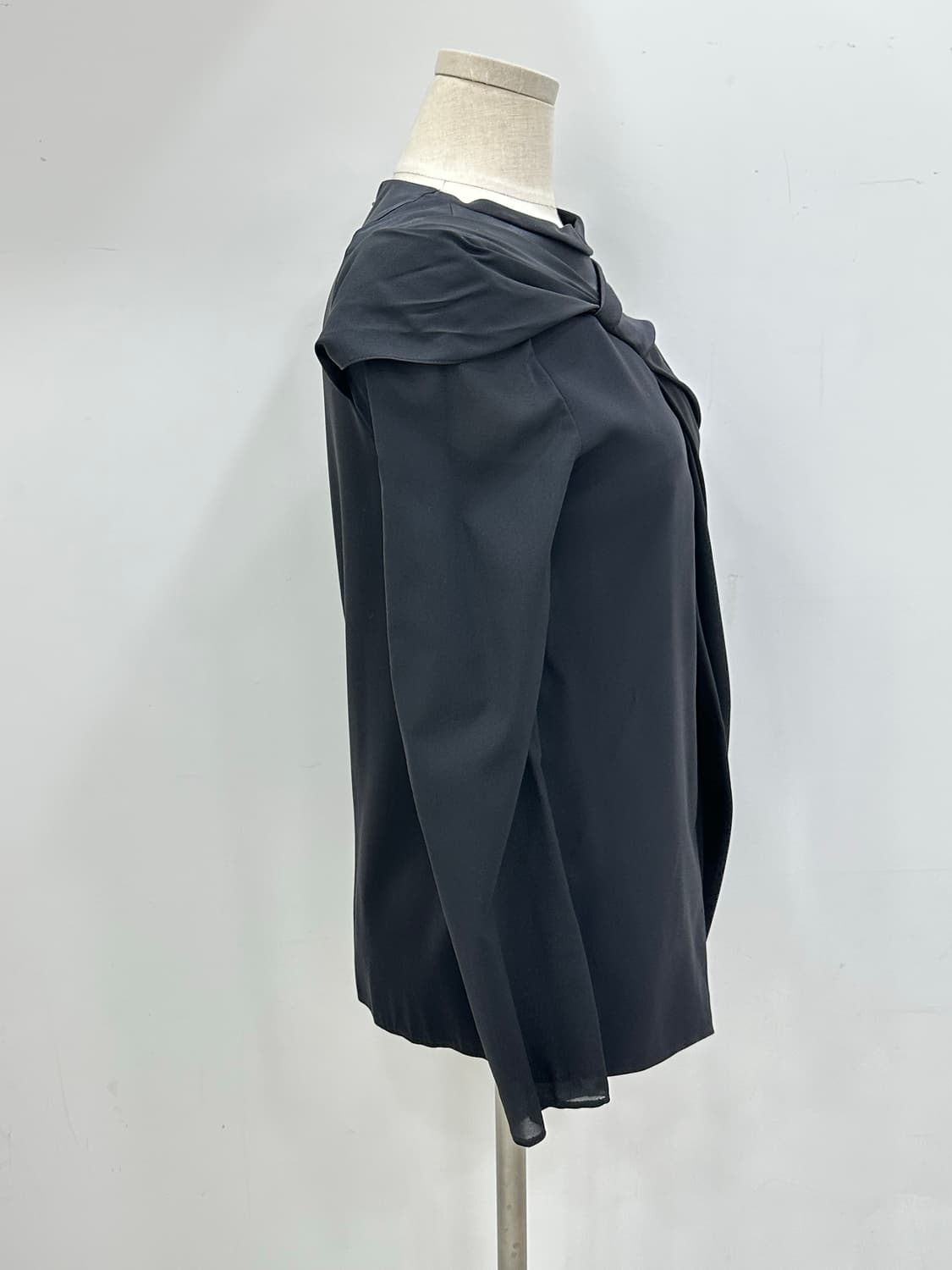 마인 셔링 시스루 블라우스 상품이미지2