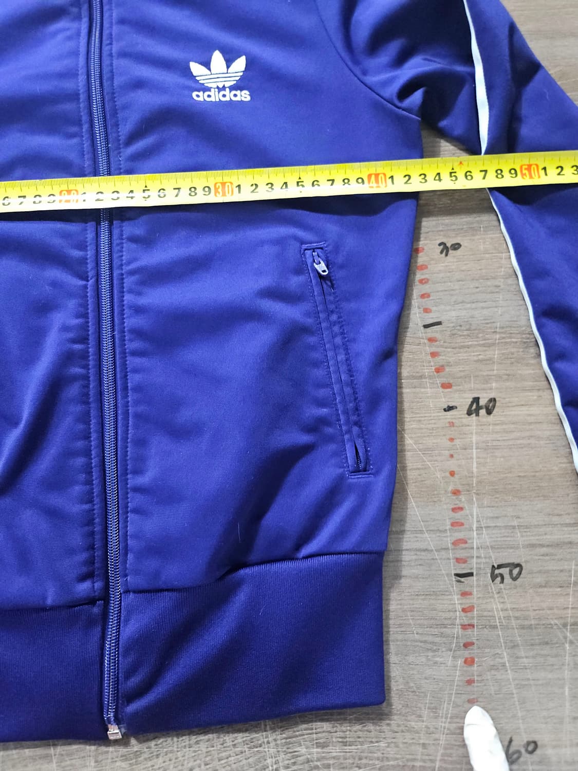 아디다스 제니깔 져지 퍼플 (Xs size 85 상품이미지5