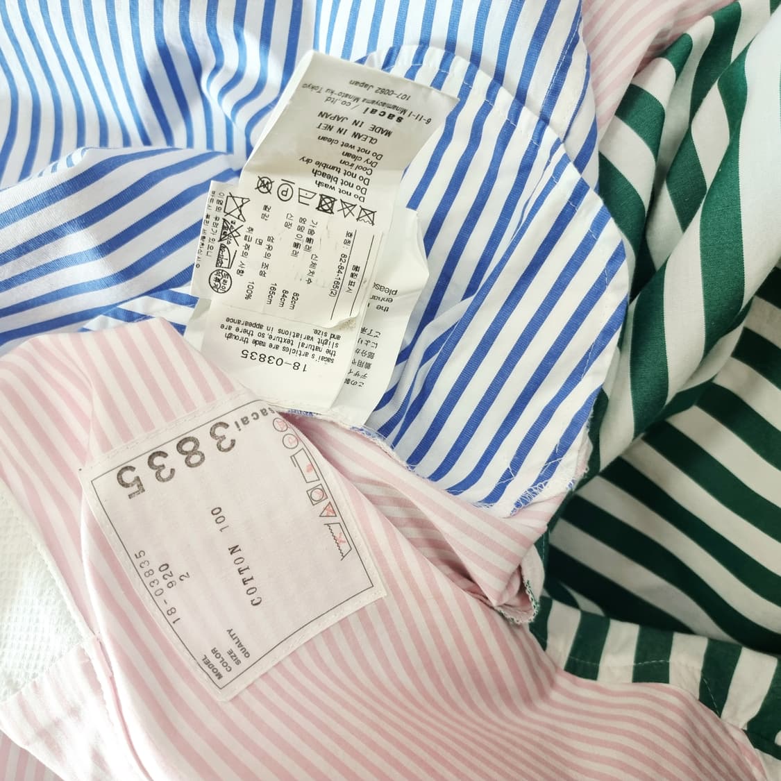 사카이 sacai 숄더트임 언발란스 셔츠원피스 (55-66/2) 상태최상 상품이미지10