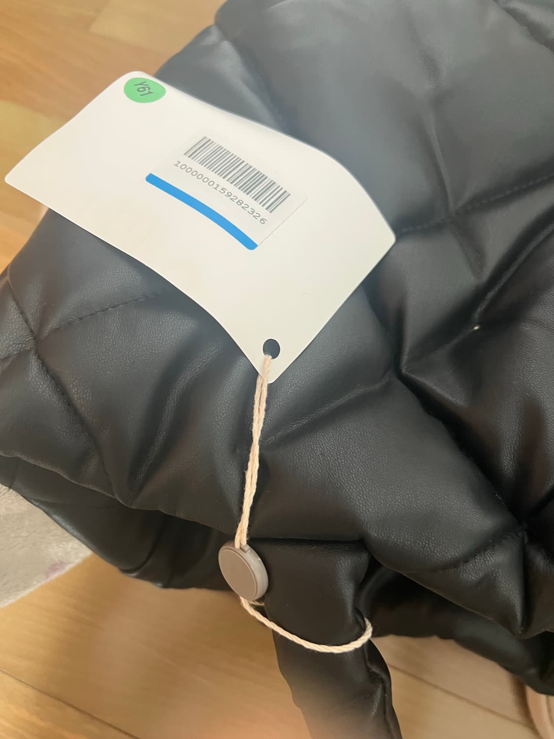 STAND STUDIO 블랙 퀼팅 토트백 상품이미지3