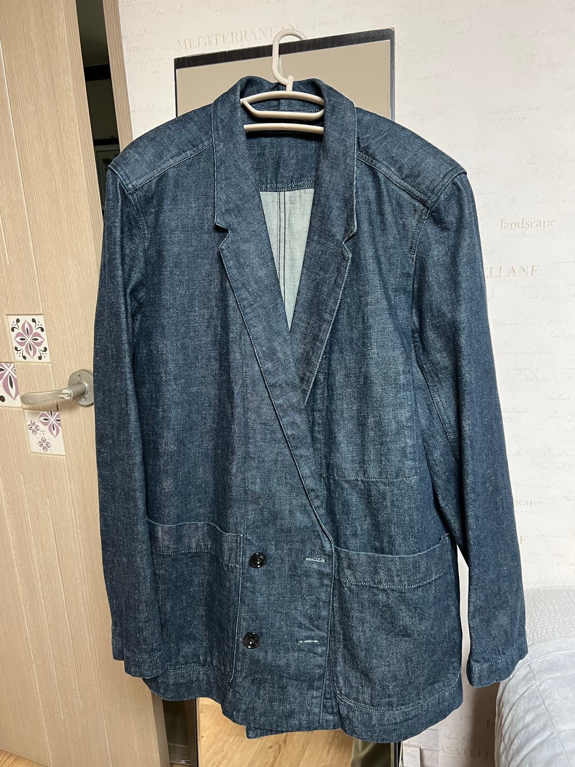 르메르 더블브레스티드 데님 자켓 42사이즈 상품이미지5