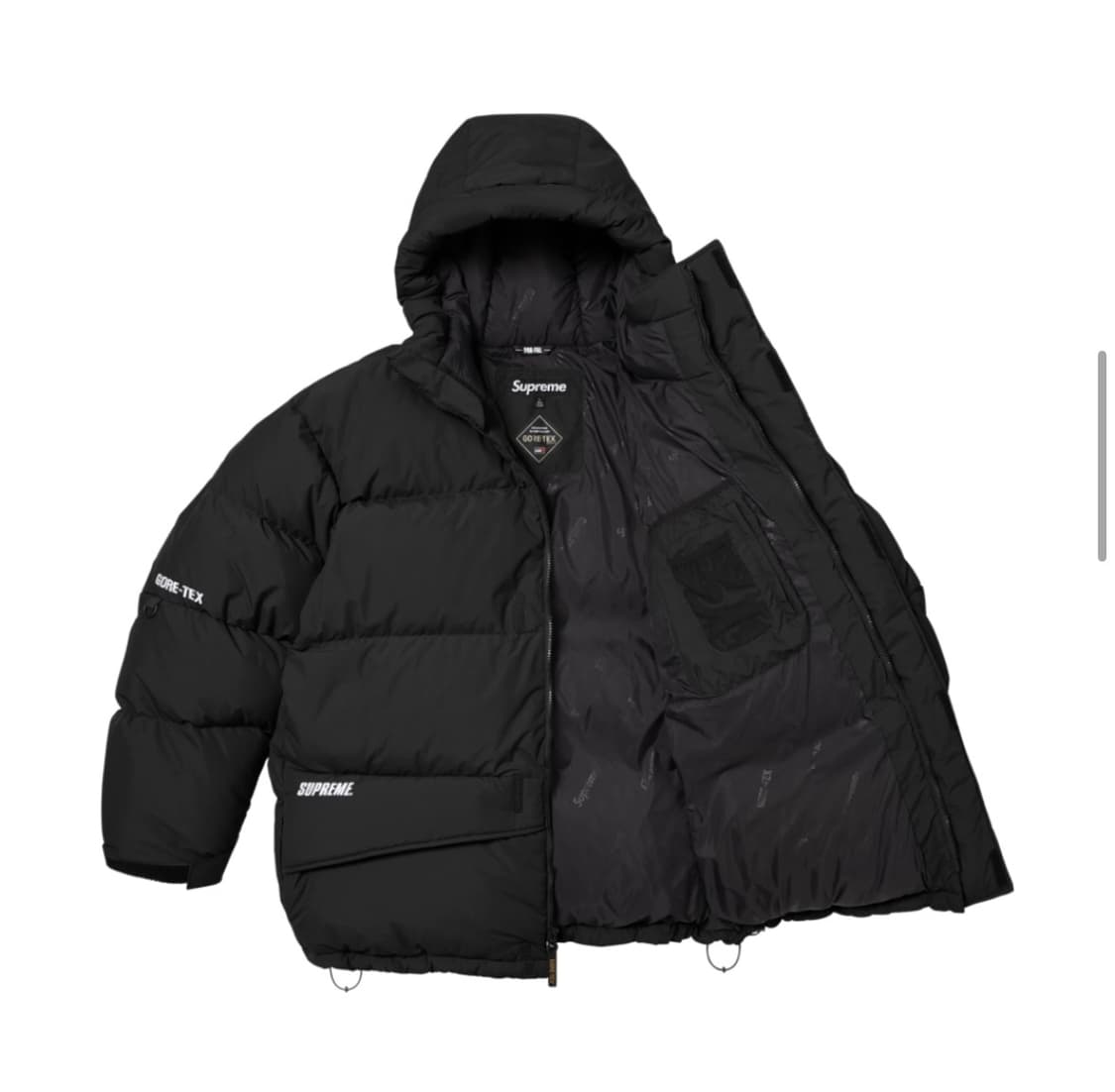 M) 슈프림 고어텍스 900 필 다운 파카 블랙 푸퍼 퍼퍼 패딩 상품이미지2