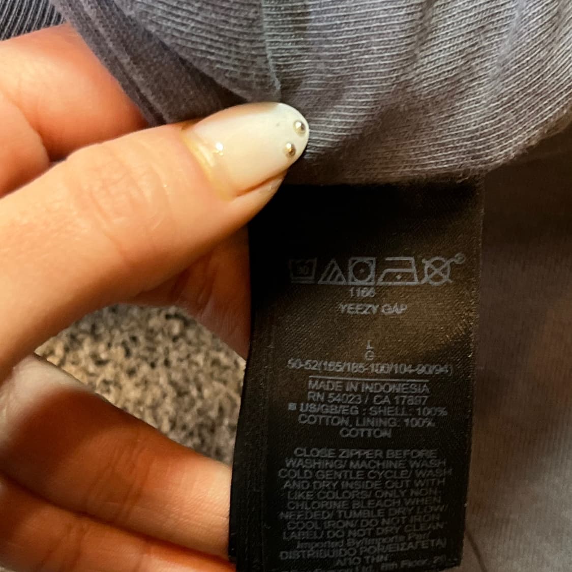 yzy 이지갭 후드집업  상품이미지4