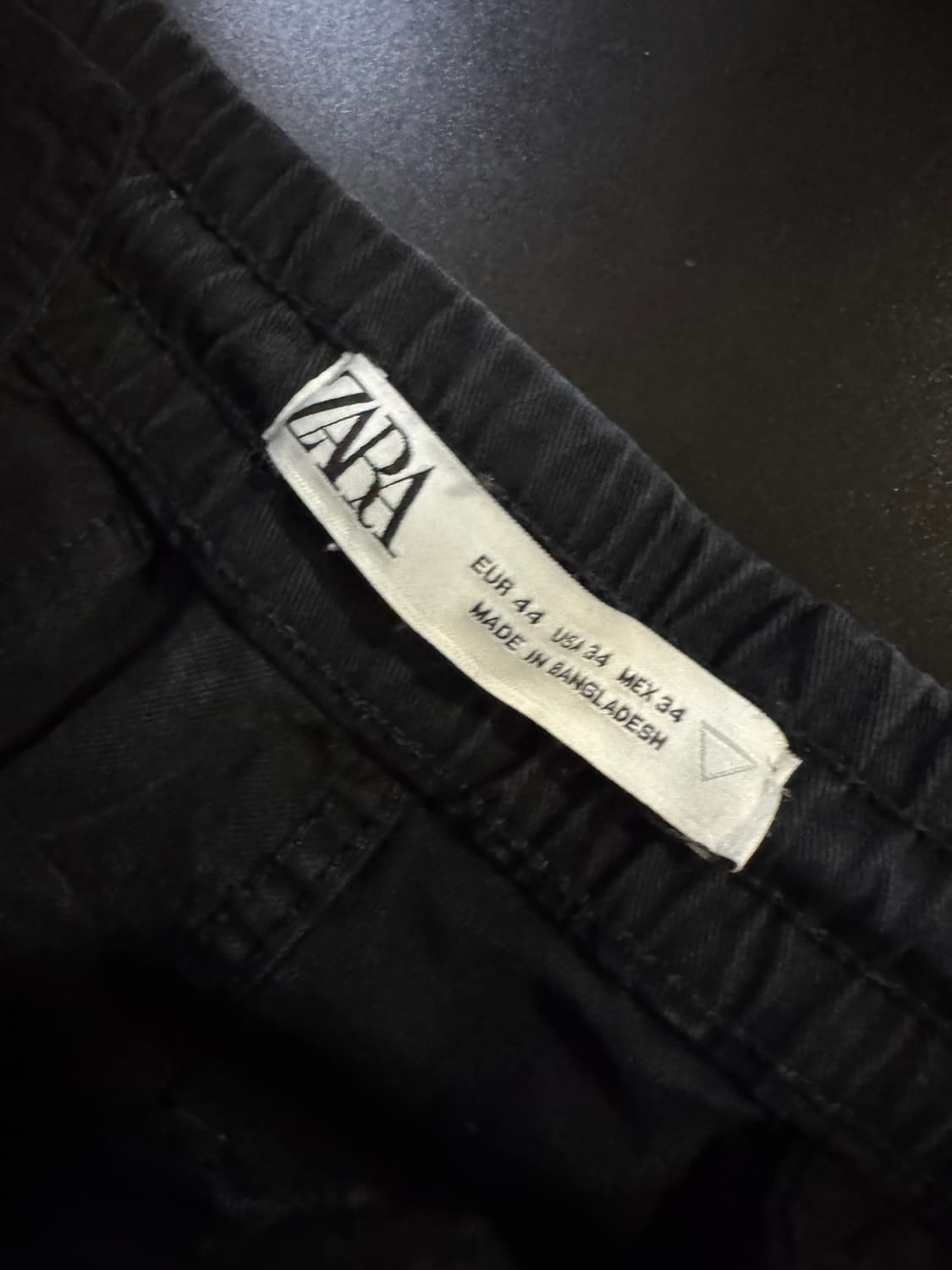 자라 ZARA 빅 포켓 반밴딩 카고 조거팬츠 33.8인치 상품이미지3