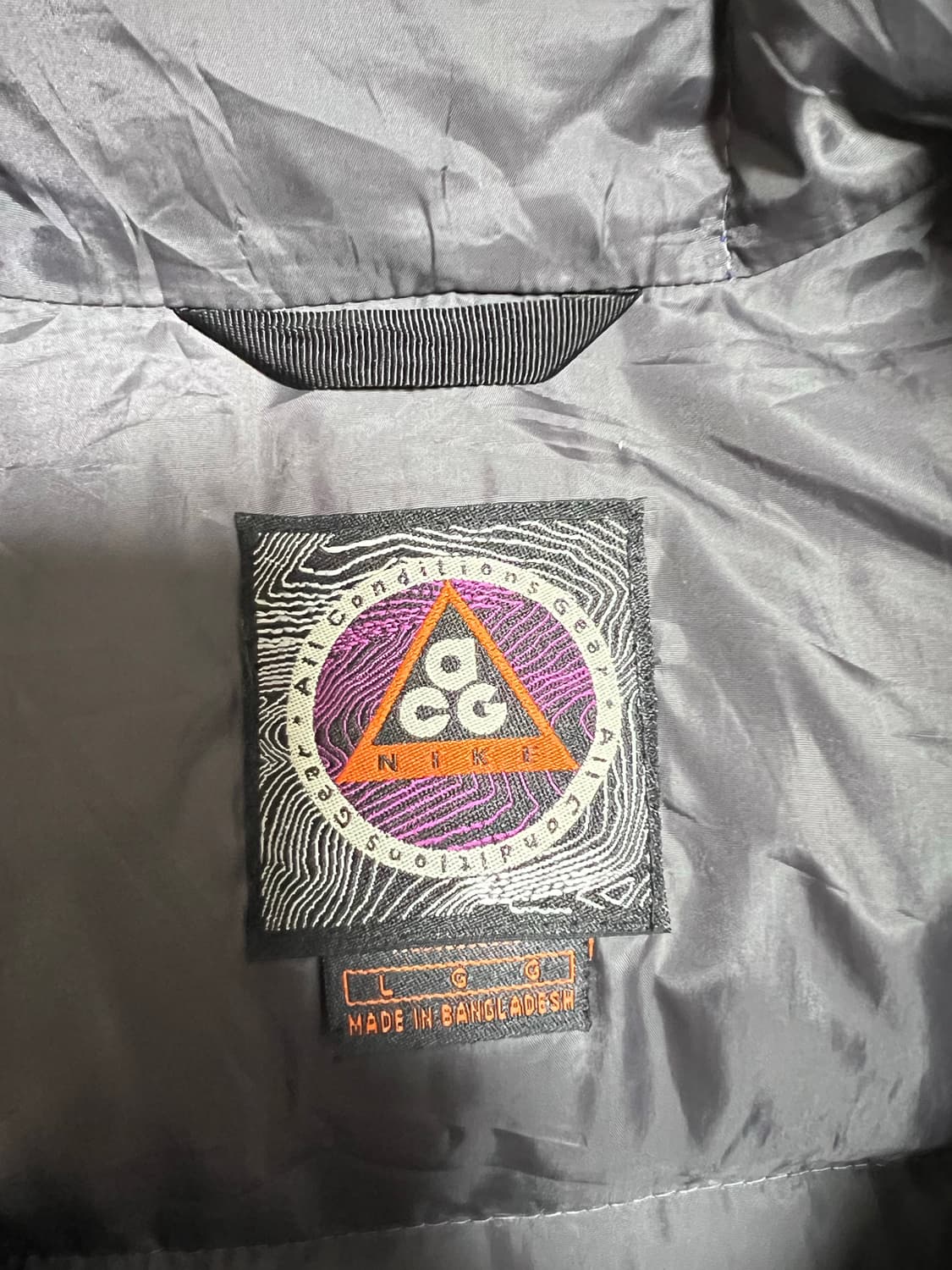 올드 나이키 acg 재팬 패딩 L 판매 상품이미지8