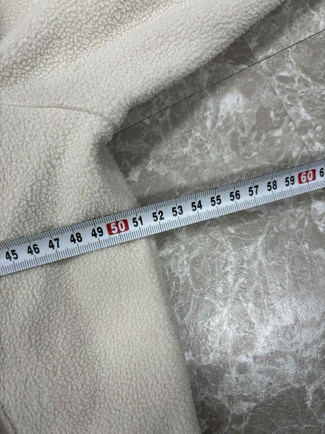 리복 아이보리 플리스 후드집업 희귀져지(L) 상품이미지6