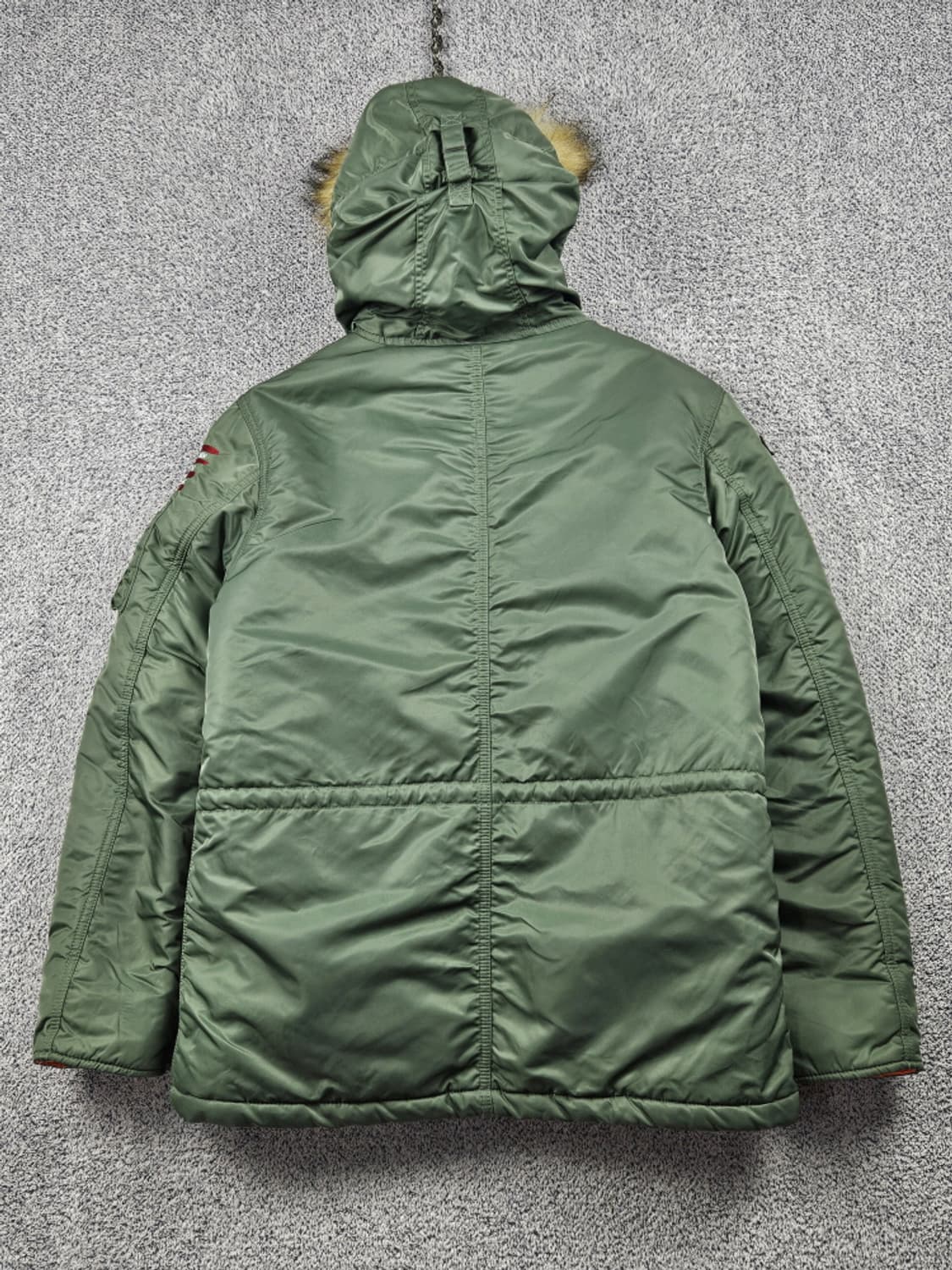 쇼트 타입 N-3B 밀리터리 파카 퍼 후드 자켓 ( M ) / 10373 상품이미지3