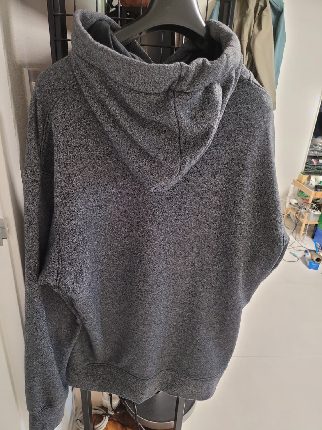 나이키 NSW 헤리티지 풀오버 후드티 (차콜/XXL) 상품이미지4