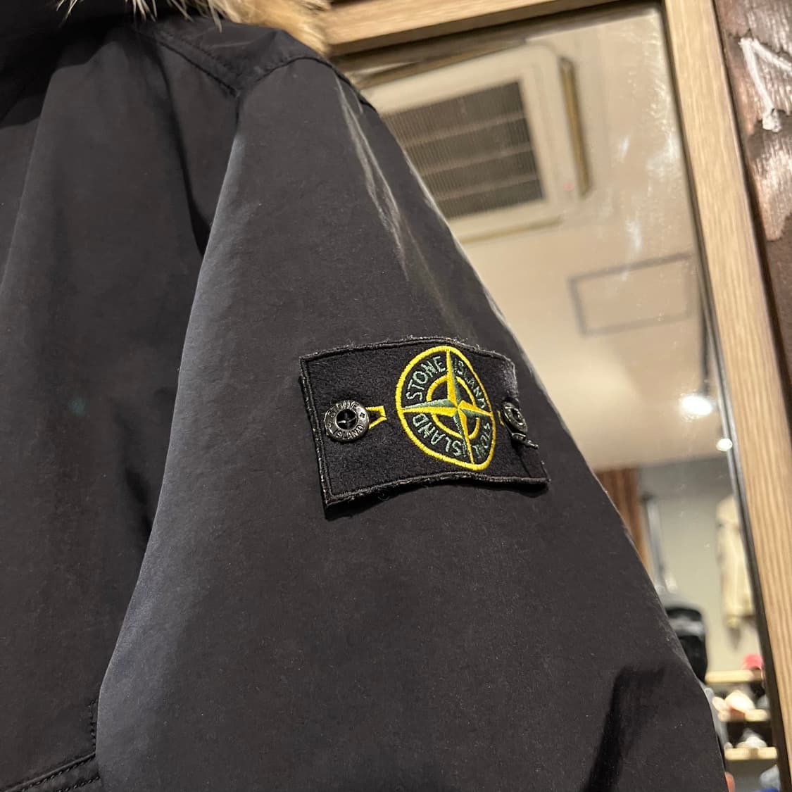 스톤아일랜드 블랙 와펜 내피 다비드 TC 사파리 야상 봄버자켓 패딩 점퍼 상품이미지9