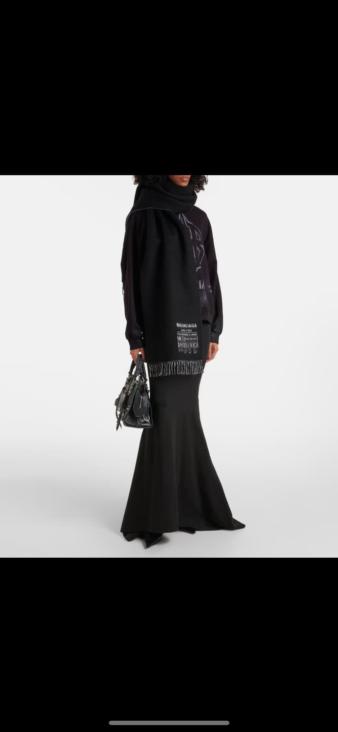 발렌시아가 캐시미어 울 스카프 상품이미지2