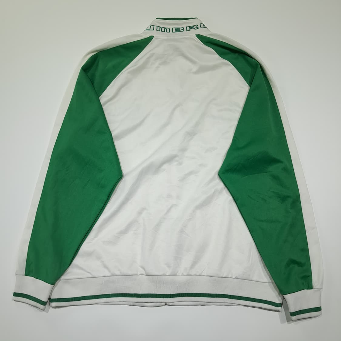 CL983 XL 엄브로 00s 풋볼컬처 화이트그린 트랙자켓 상품이미지6