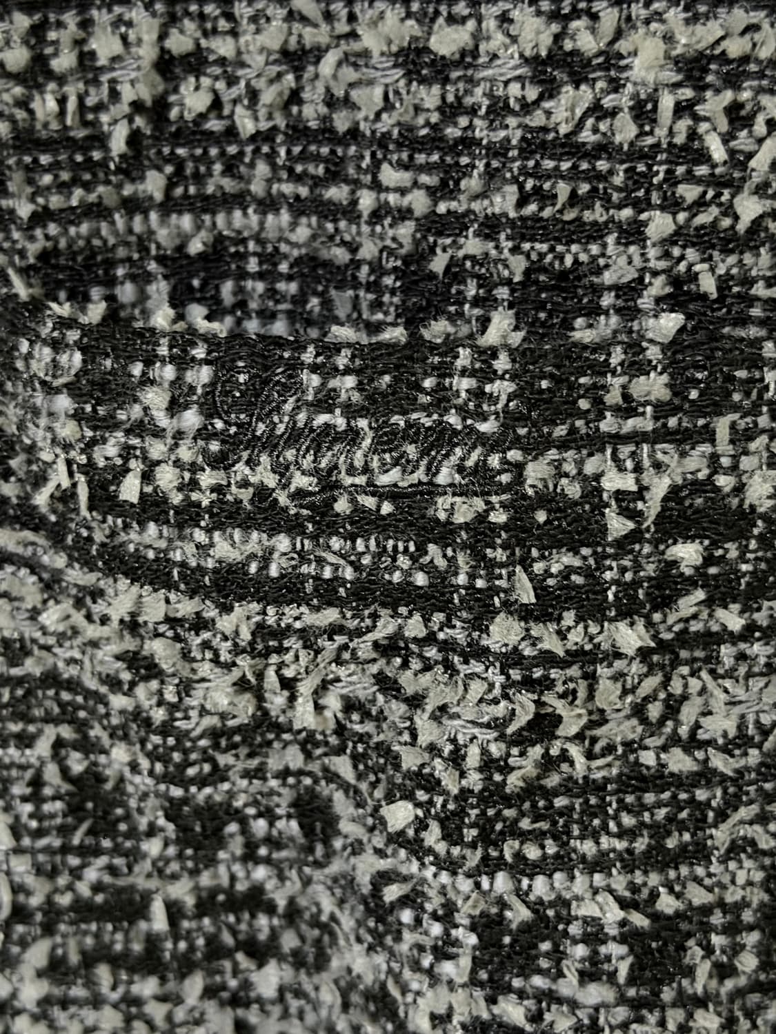 [L] 슈프림 부클 집업 셔츠 블랙 상품이미지3