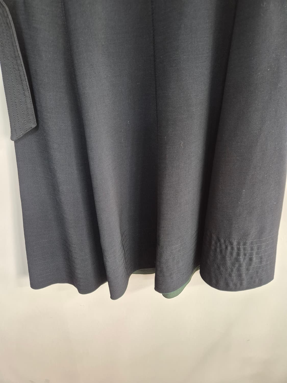 DEWL 벨트 A라인 네이비 스커트 상품이미지5