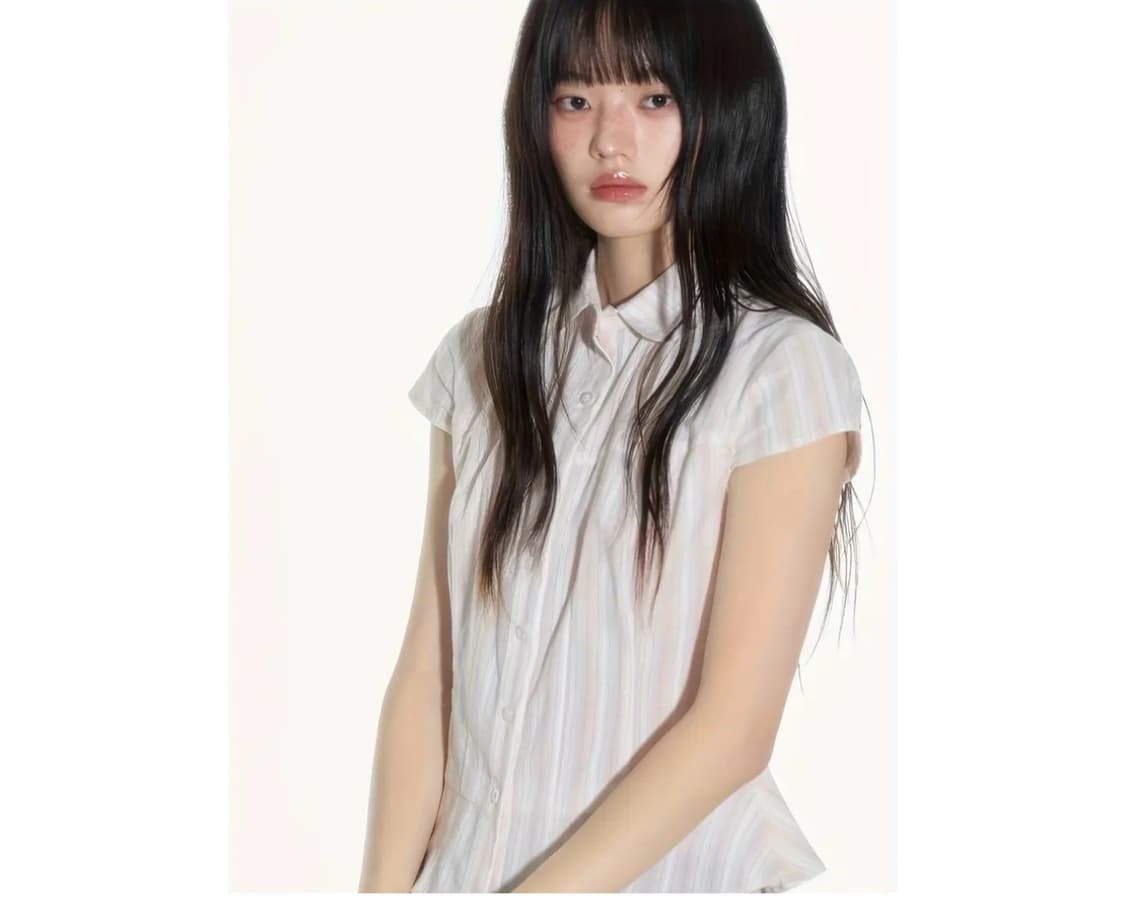 입자마자 분위기 여신되는 반팔셔츠✨️🦋 상품이미지3