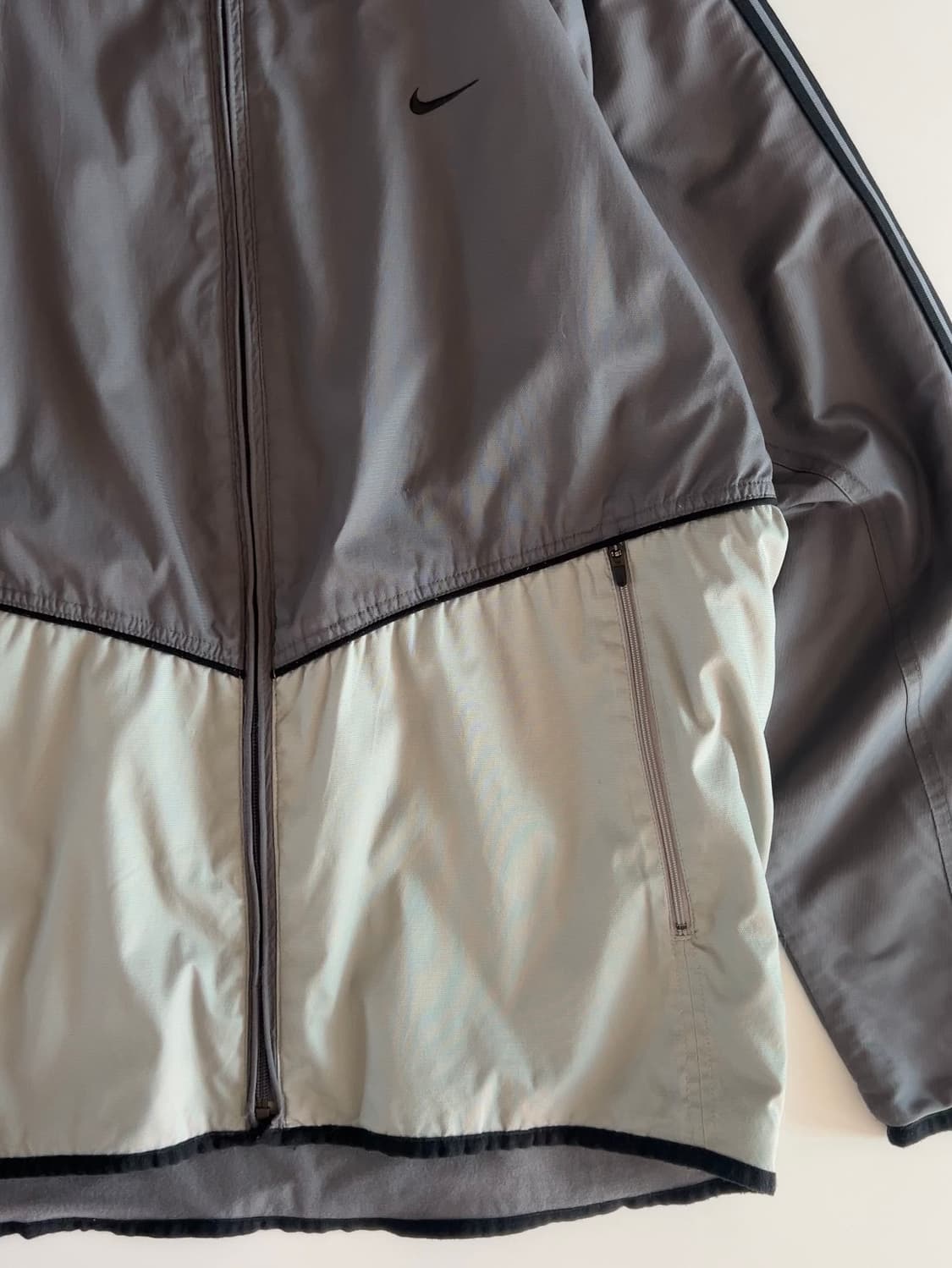 나이키 배색 바람막이 자켓 XL 상품이미지3