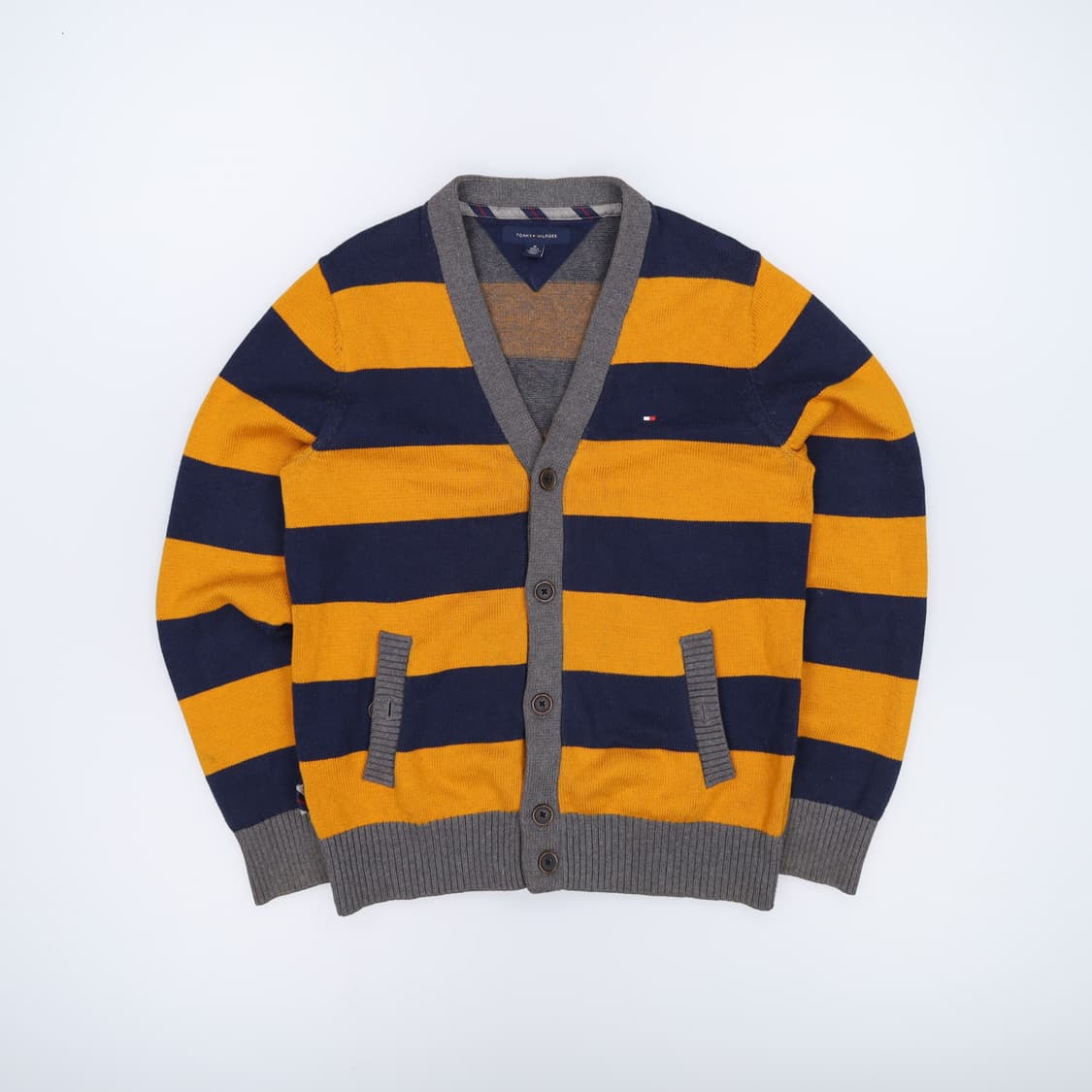 M 타미힐피거 스트라이프 헤비 니트 가디건 4197 상품이미지1