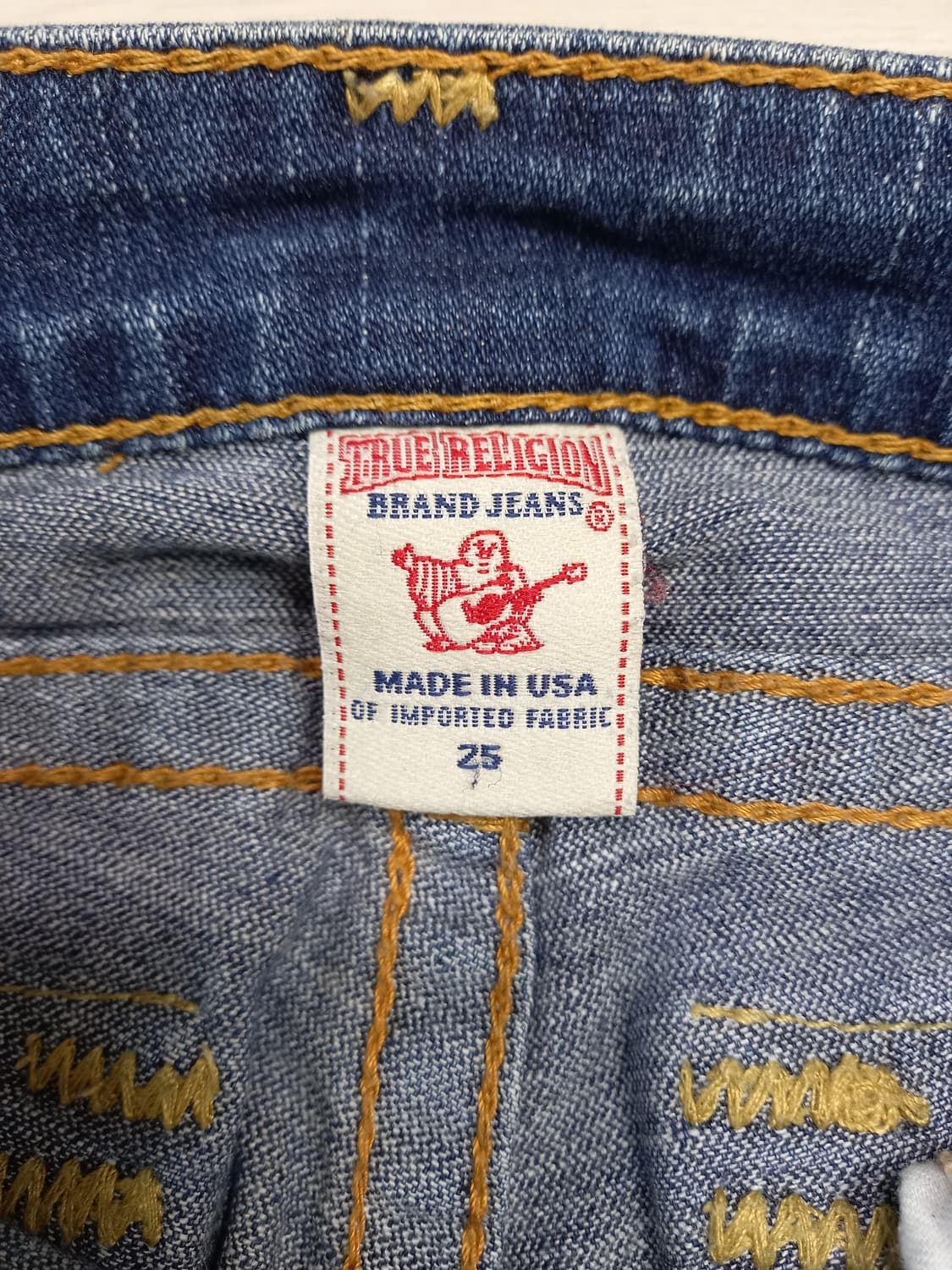 25 트루릴리젼 USA 골반 워싱 스판 슬림일자진 25-296 상품이미지8