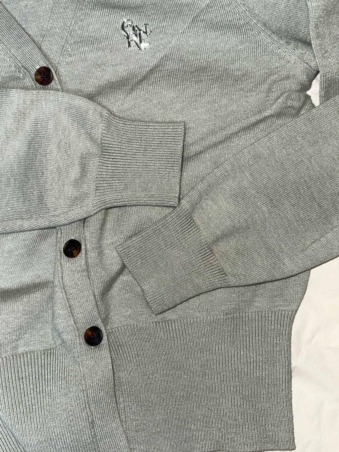 제너럴아이디어 에센셜 가디건 민트 상품이미지1