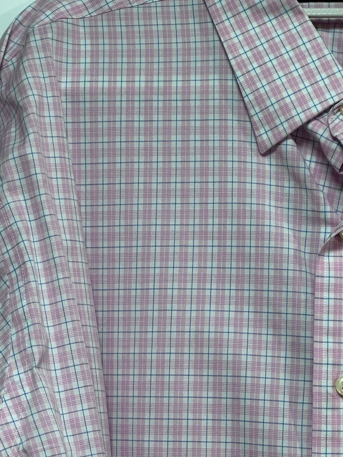 커클랜드 핑크 체크 긴팔 셔츠 상품이미지2