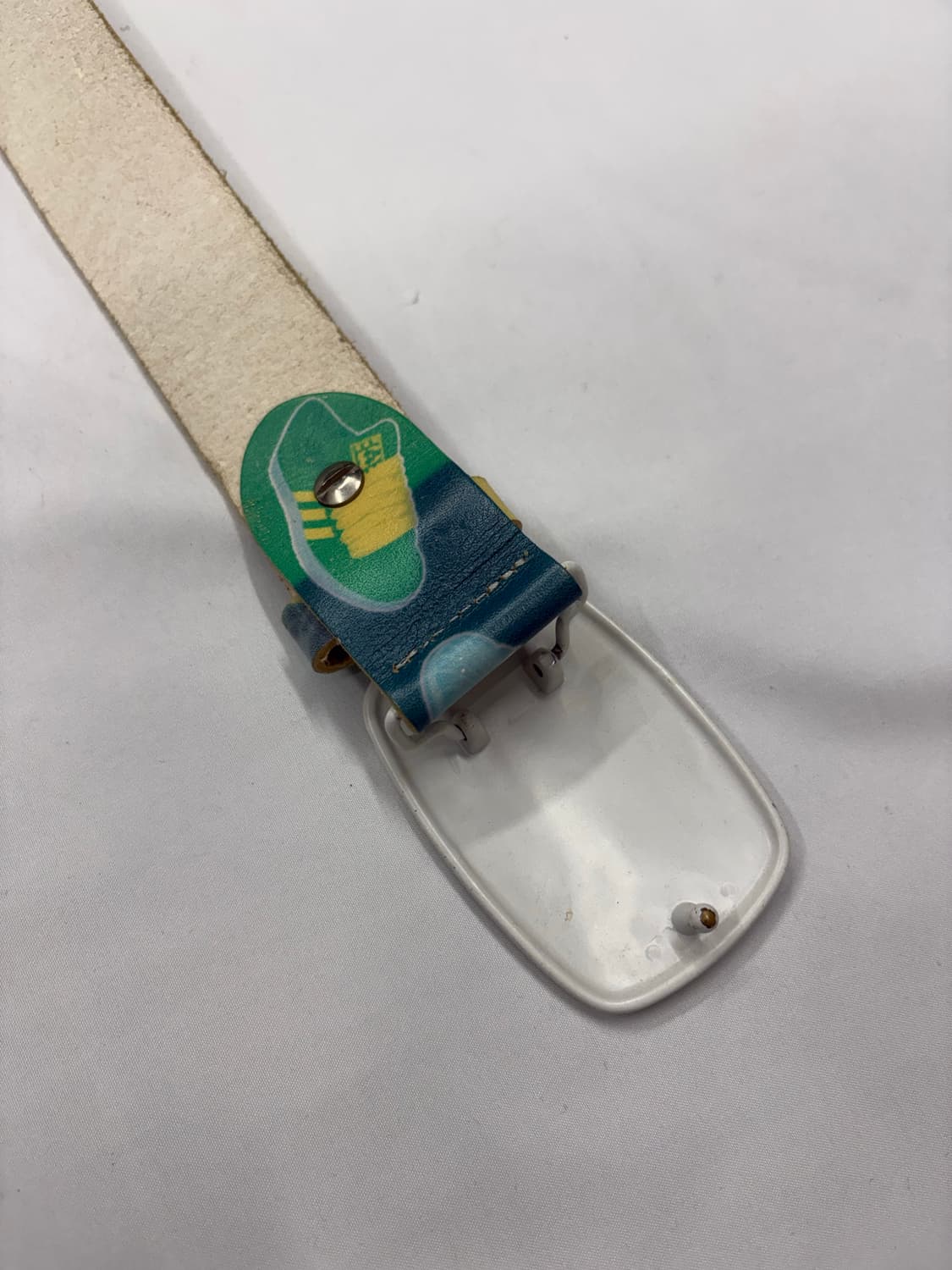 35th 슈즈 그래픽 빈티지 레더 벨트 상품이미지4