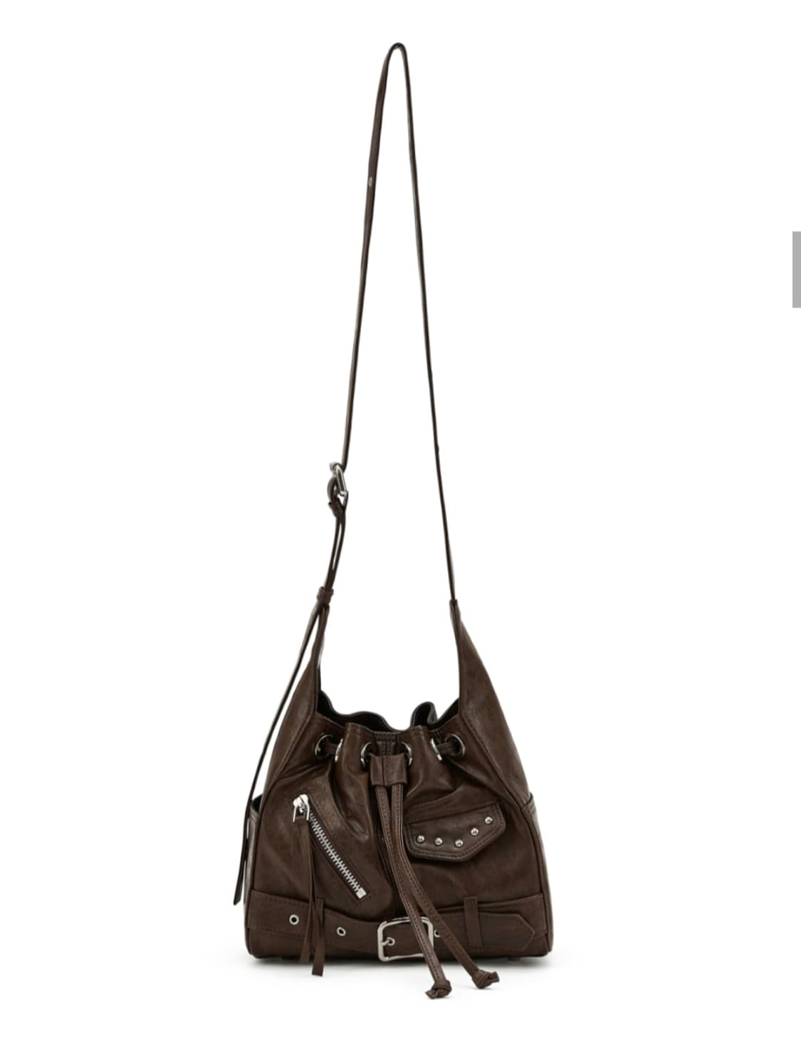 DEINET 다이닛 스터드 벨티드 미니 버킷백  상품이미지2