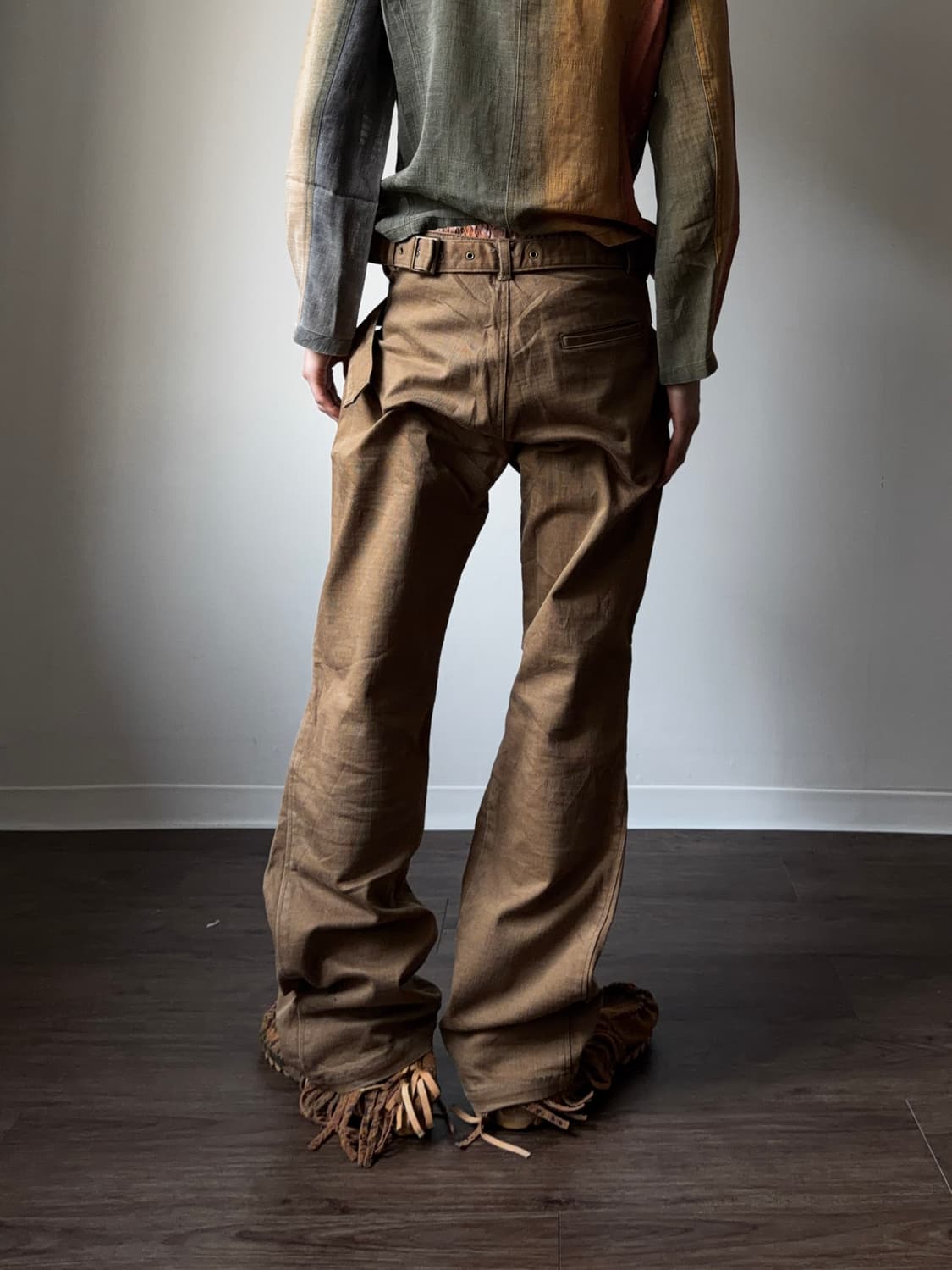 Rageblue 벨티드 샌디 테이퍼드 팬츠 상품이미지4